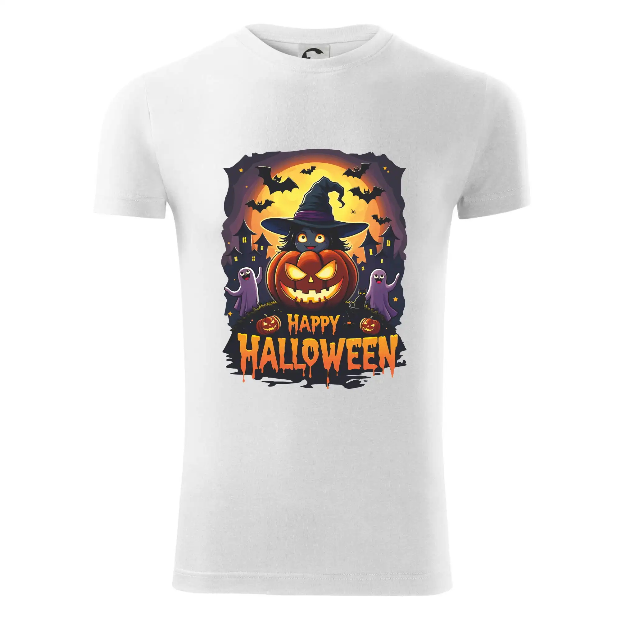 Grafické tričká - Happy Halloween - Viper FIT - Pánske zúžené tričko