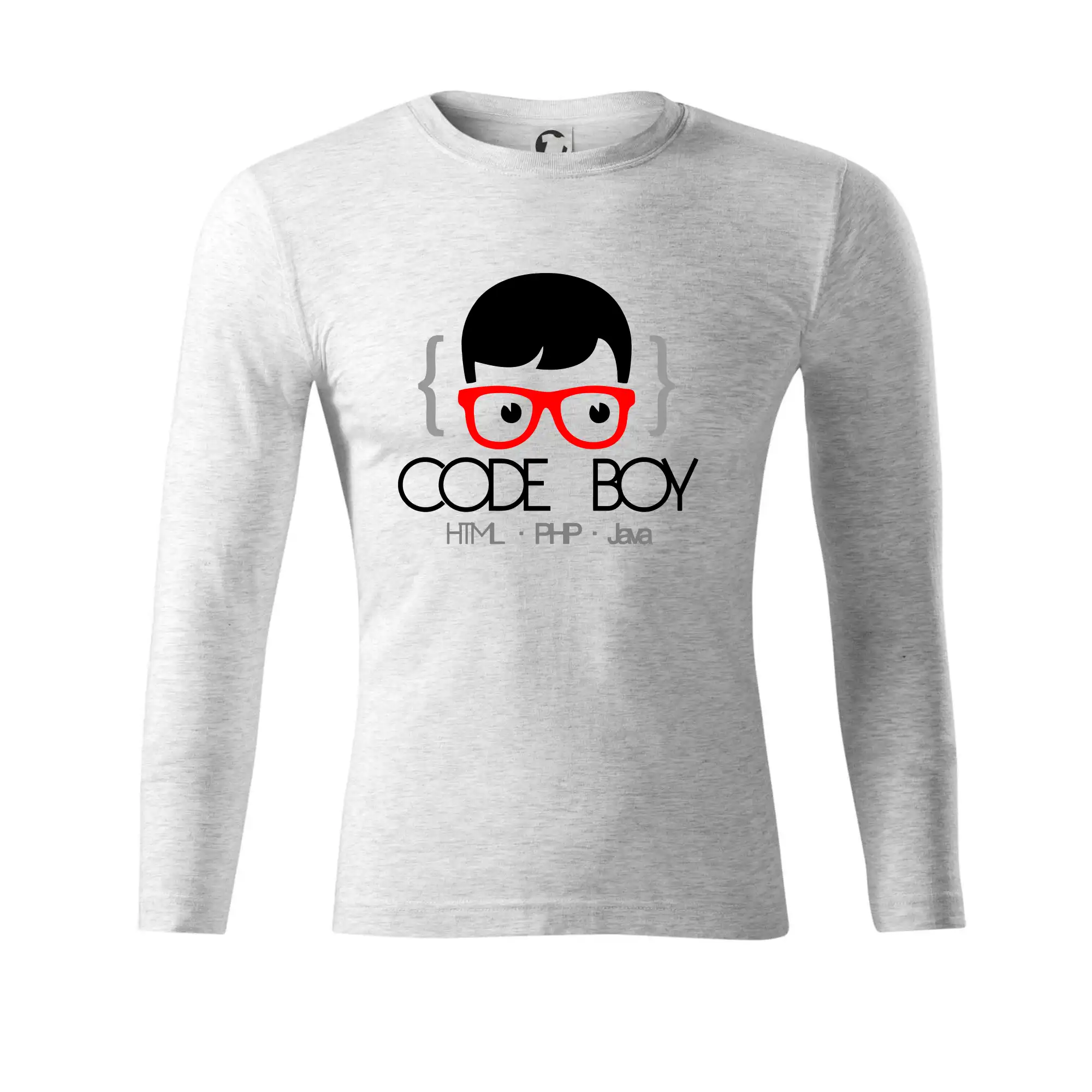 Tričká pre ajťákov - Code Boy - Tričko Progress s dlhým rukávom