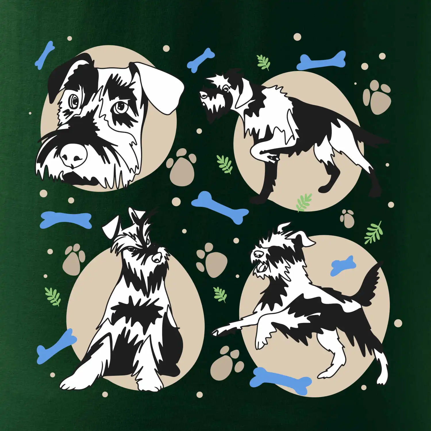 Knírač - 4 obrázky