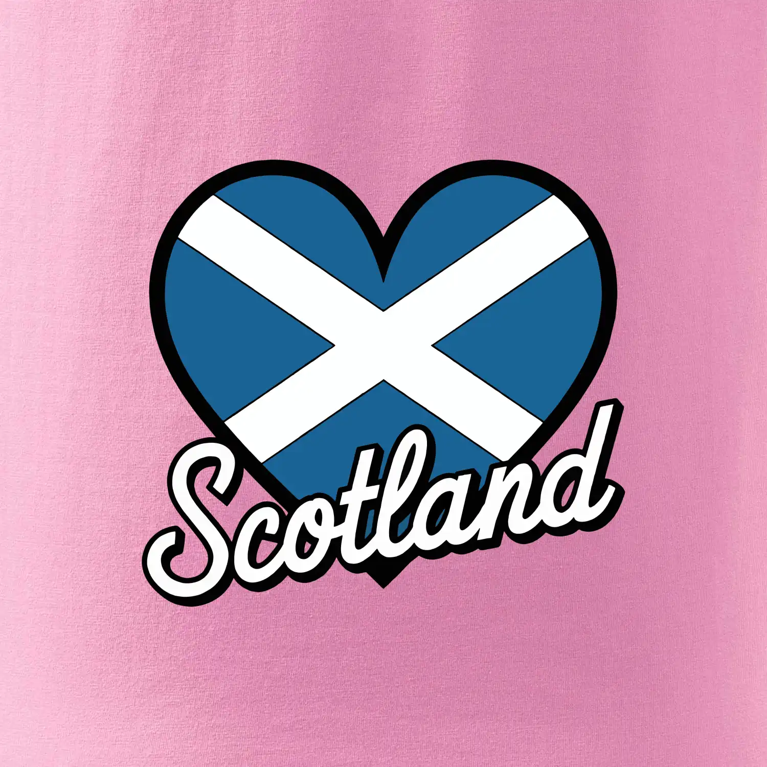 Scotland Srdce s vlajkou