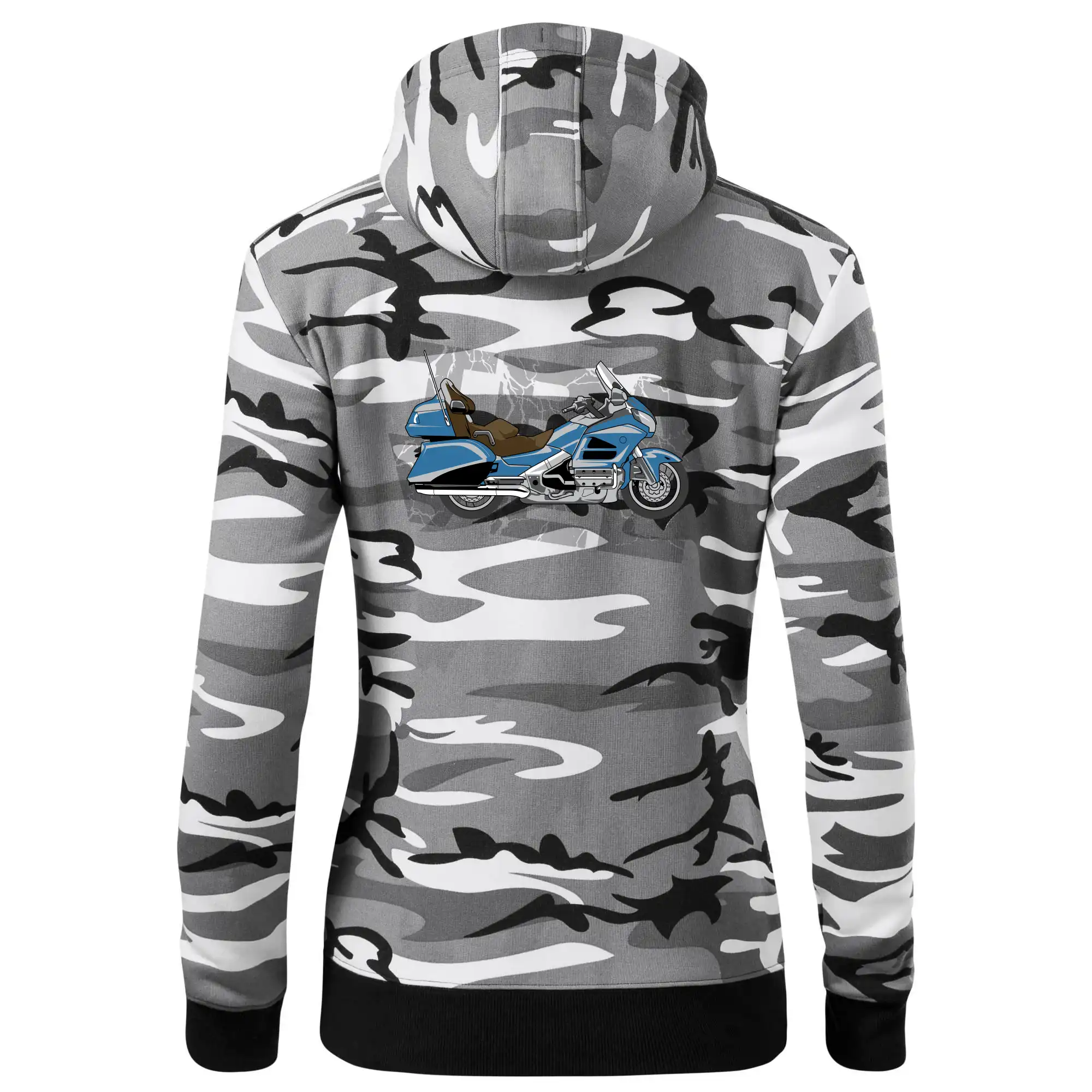 Cestovní motorka Amerika modrá