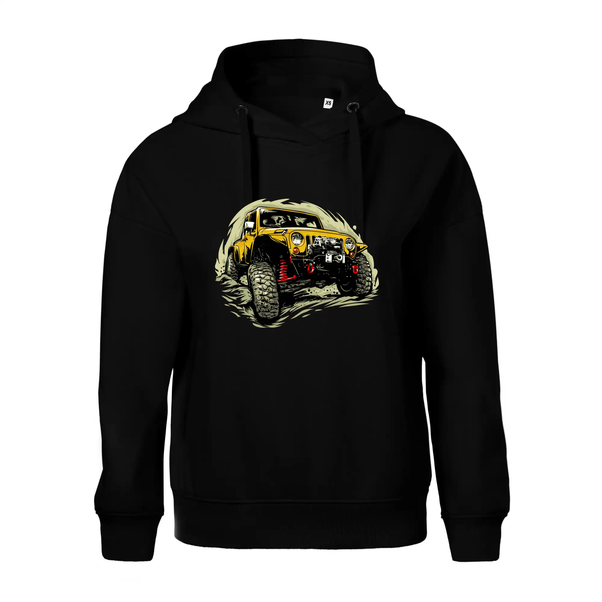 Žlutý offroad s navijákem
