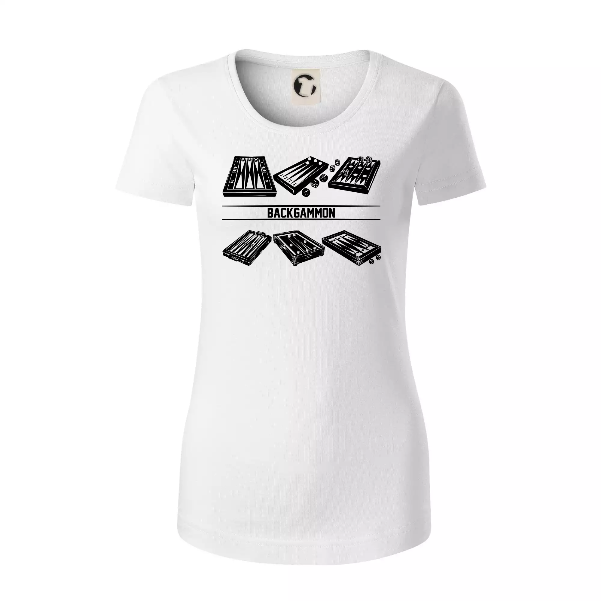 Backgammon černý set