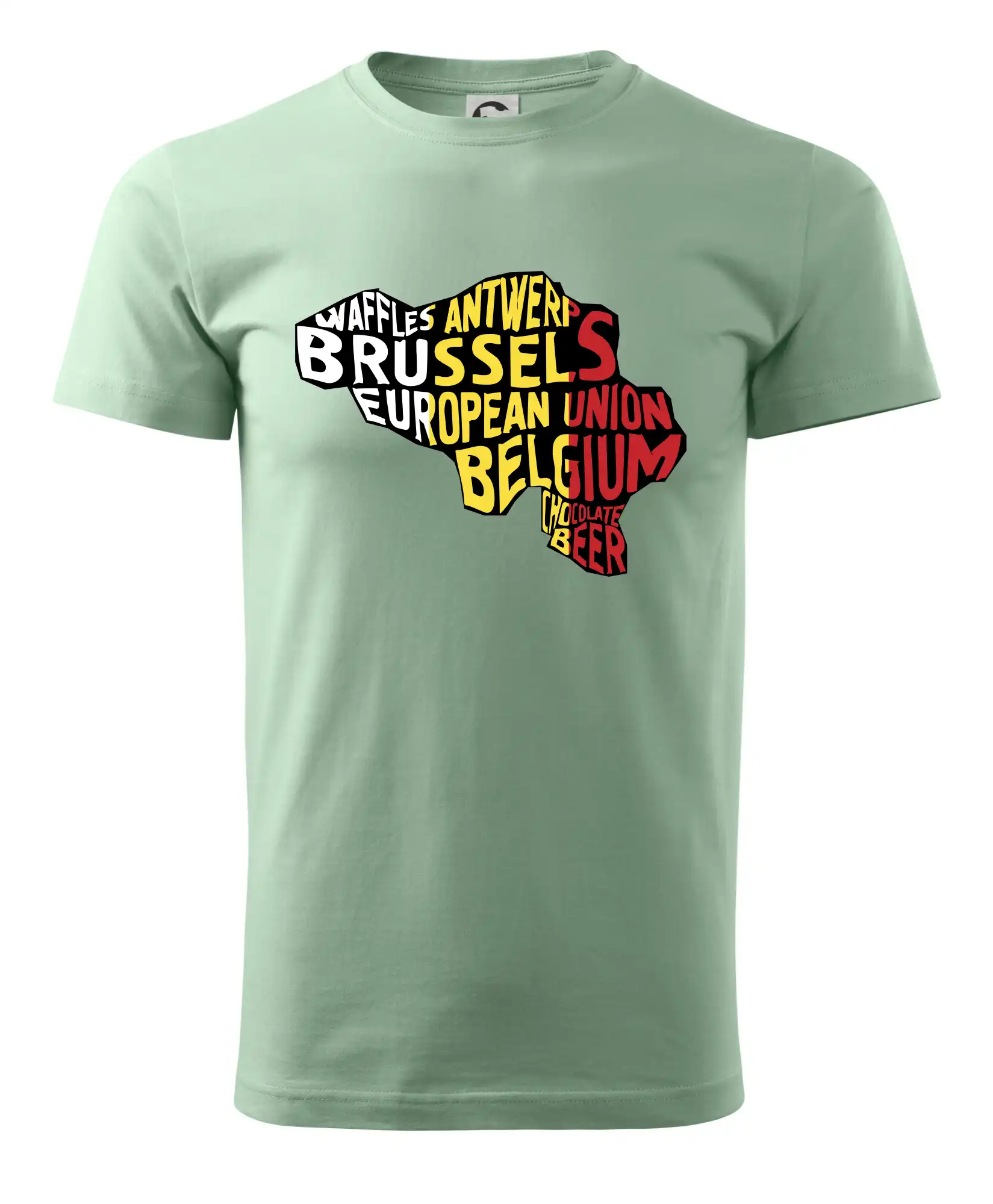 Mapy - názvy měst - Belgie