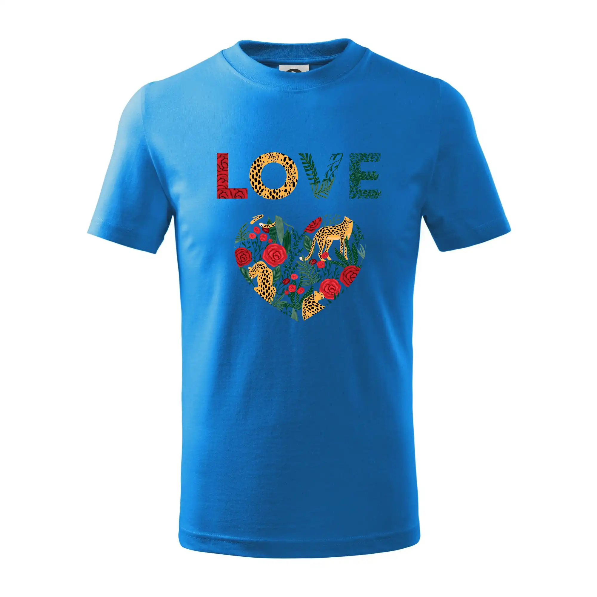 Tričká pre zamilovaných - Love srdce divočina  (Pecka design) - Tričko detské bavlnené
