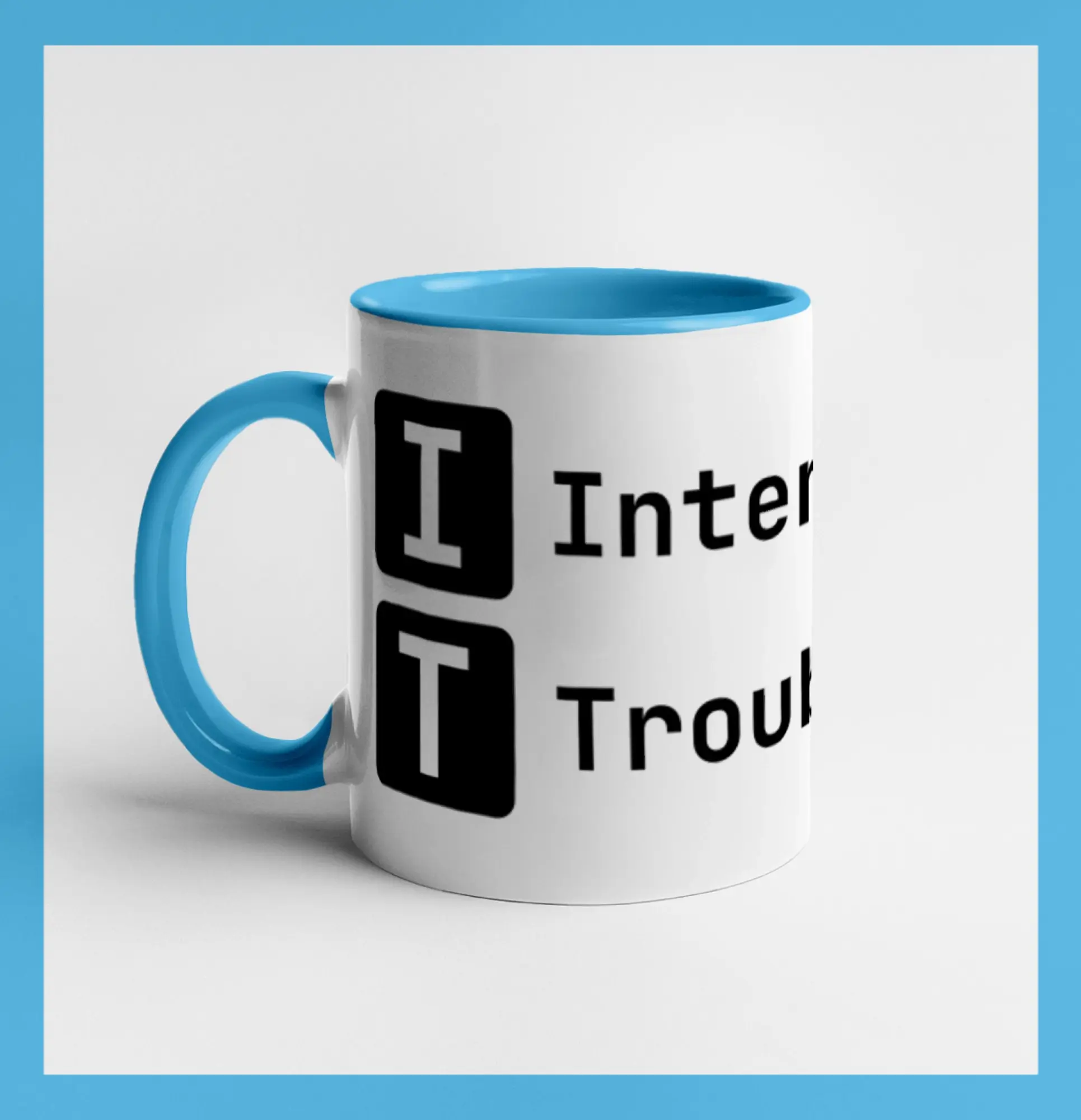 IT Nápis Internet Troublemaker
