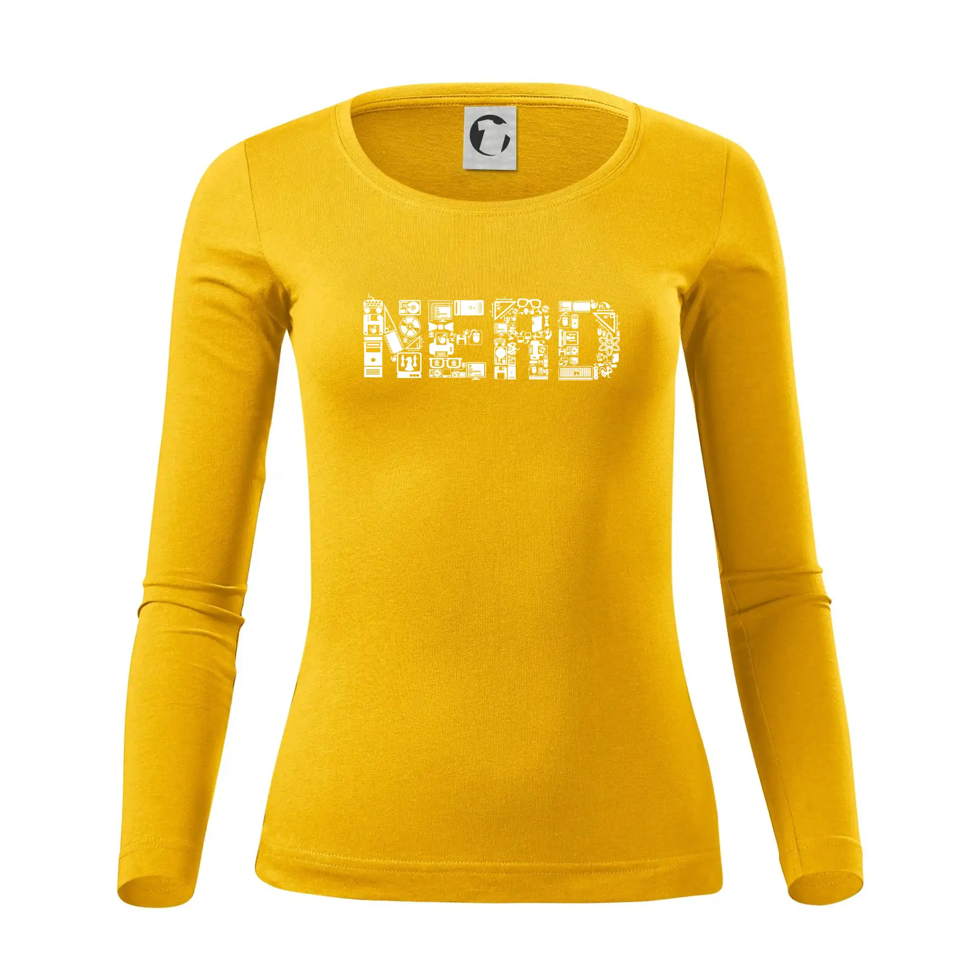 Tričká pre ajťákov - NERD symbols - Dámske tričko FIT-T LS - zužené
