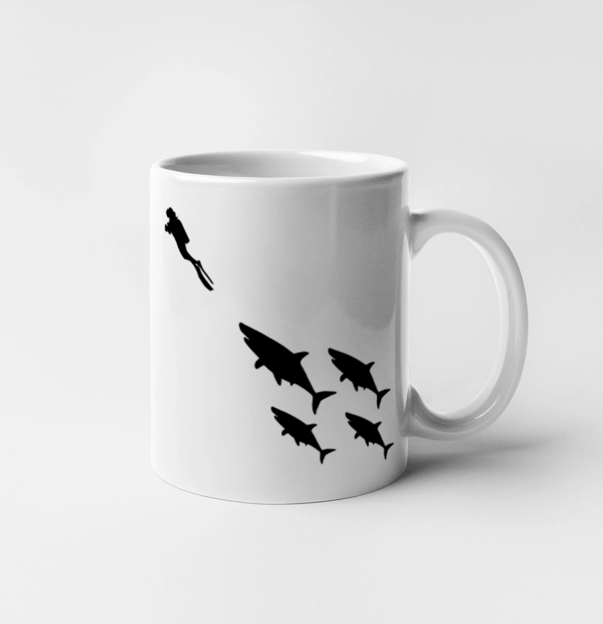 Potápač žraloky Potápač žraloky