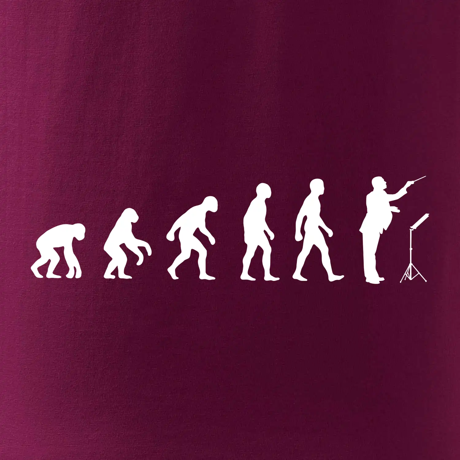 Evoluce sbormistr z boku