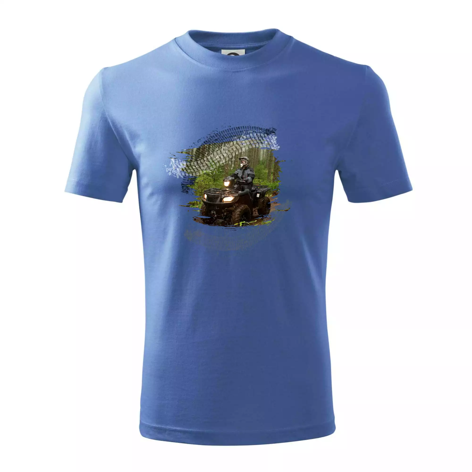 ATV čtyřkolka v lese