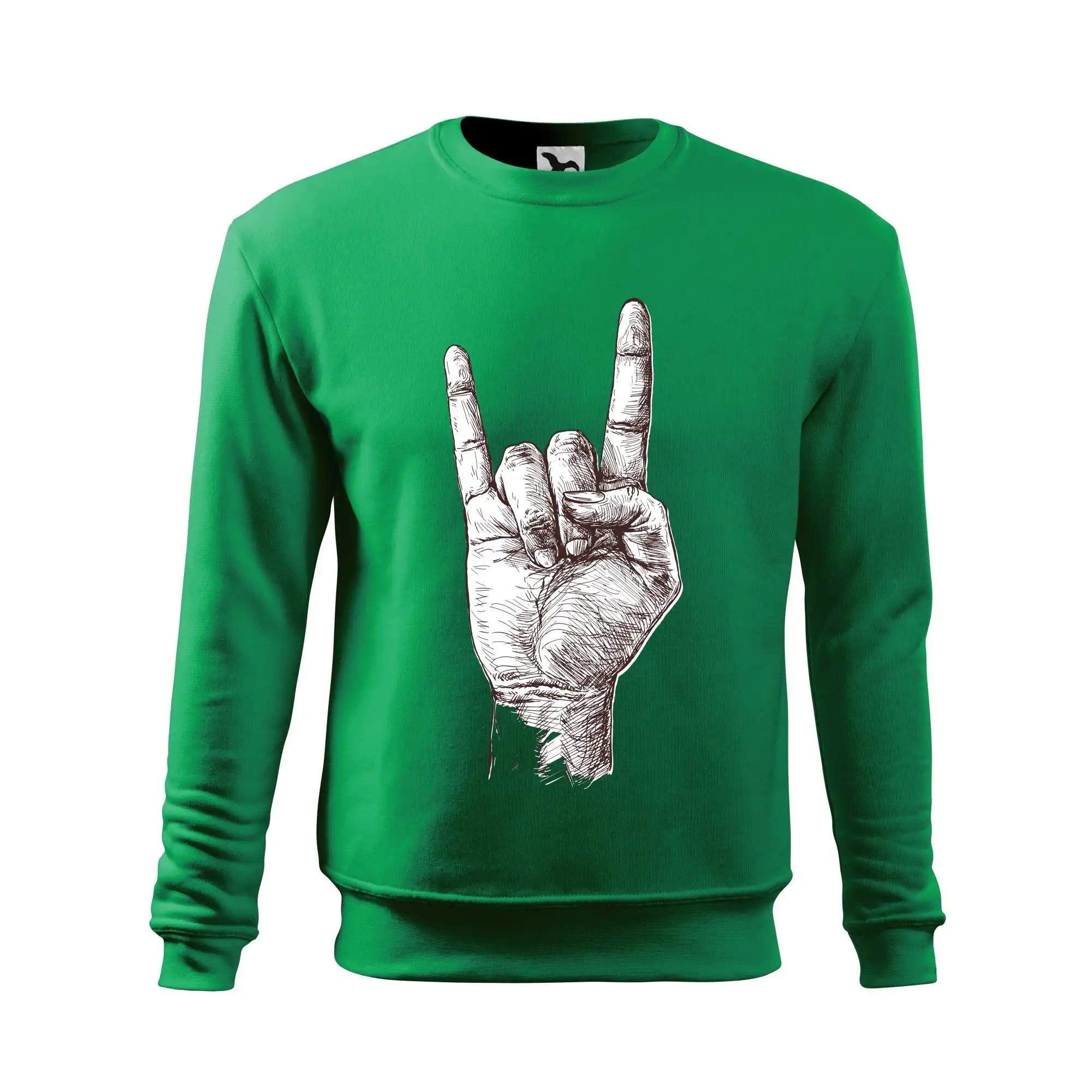 Rocková ruka kreslená