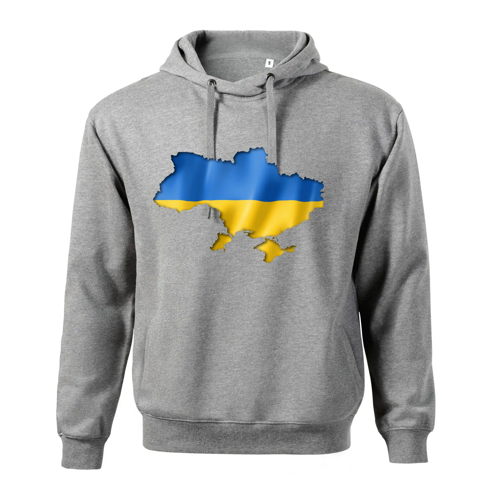Ukrajina vlajka mapa