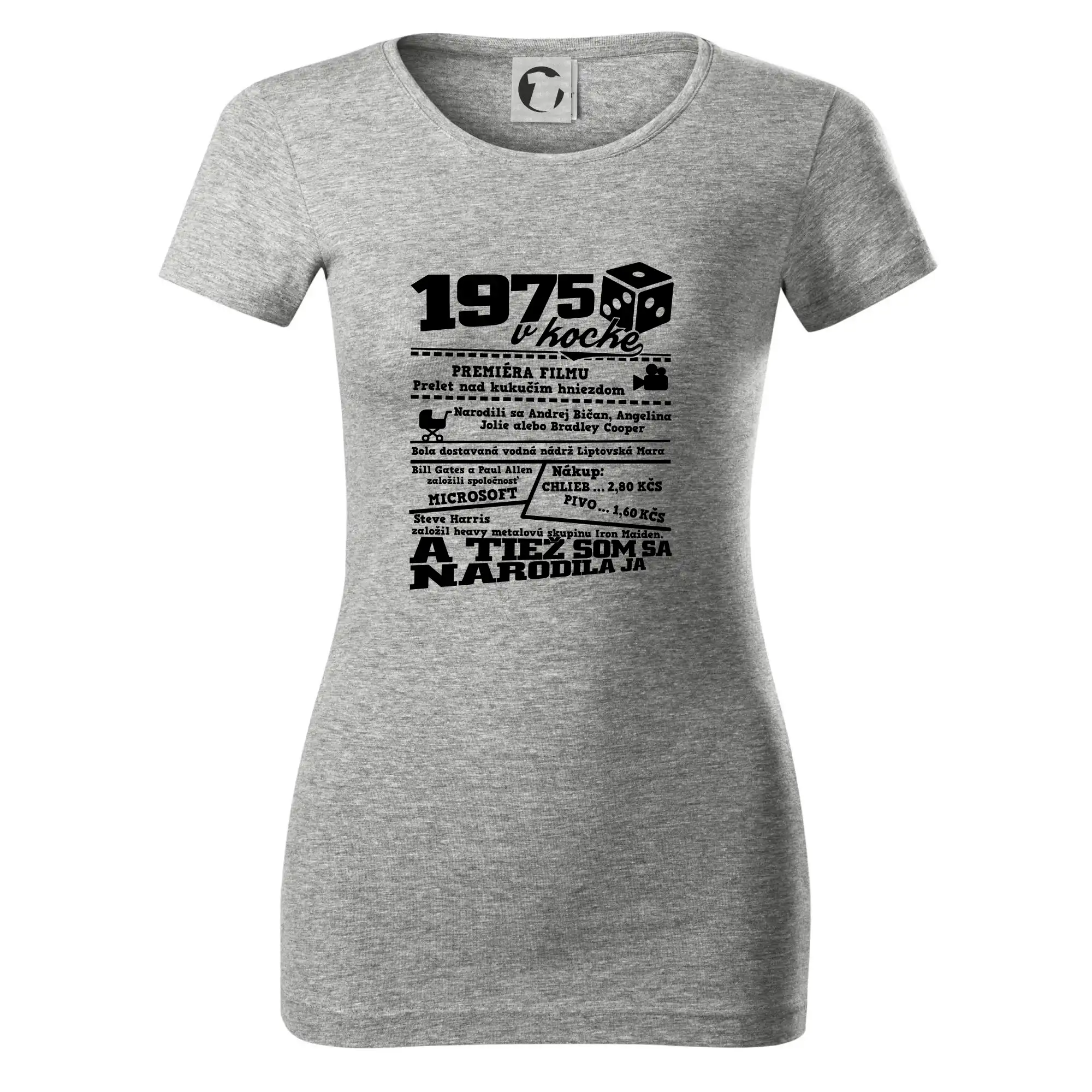 1975 v kocke - Dámske tričko Glance - Priliehavejší strih