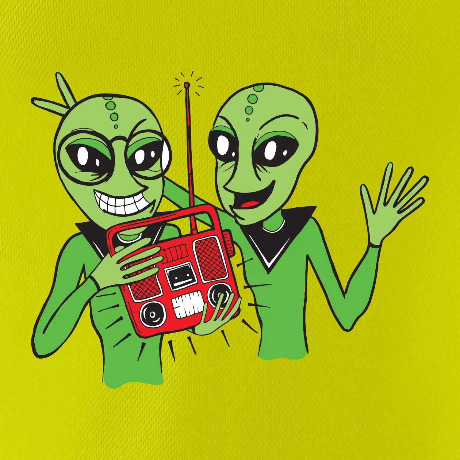 Ufo a rádio (Pecka design)