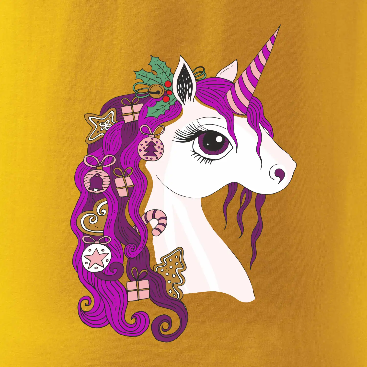 Vánoční jednorožec