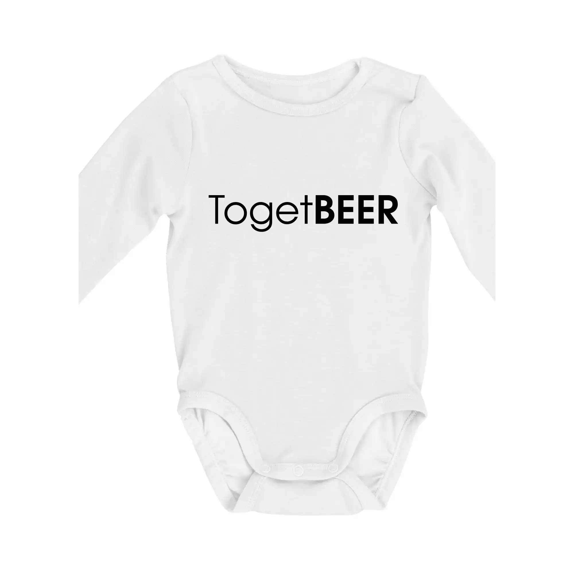 Vtipná tričká pre pivárov - Pivné nápisy TogetBEER - Body dojčenské s dlhým rukávom
