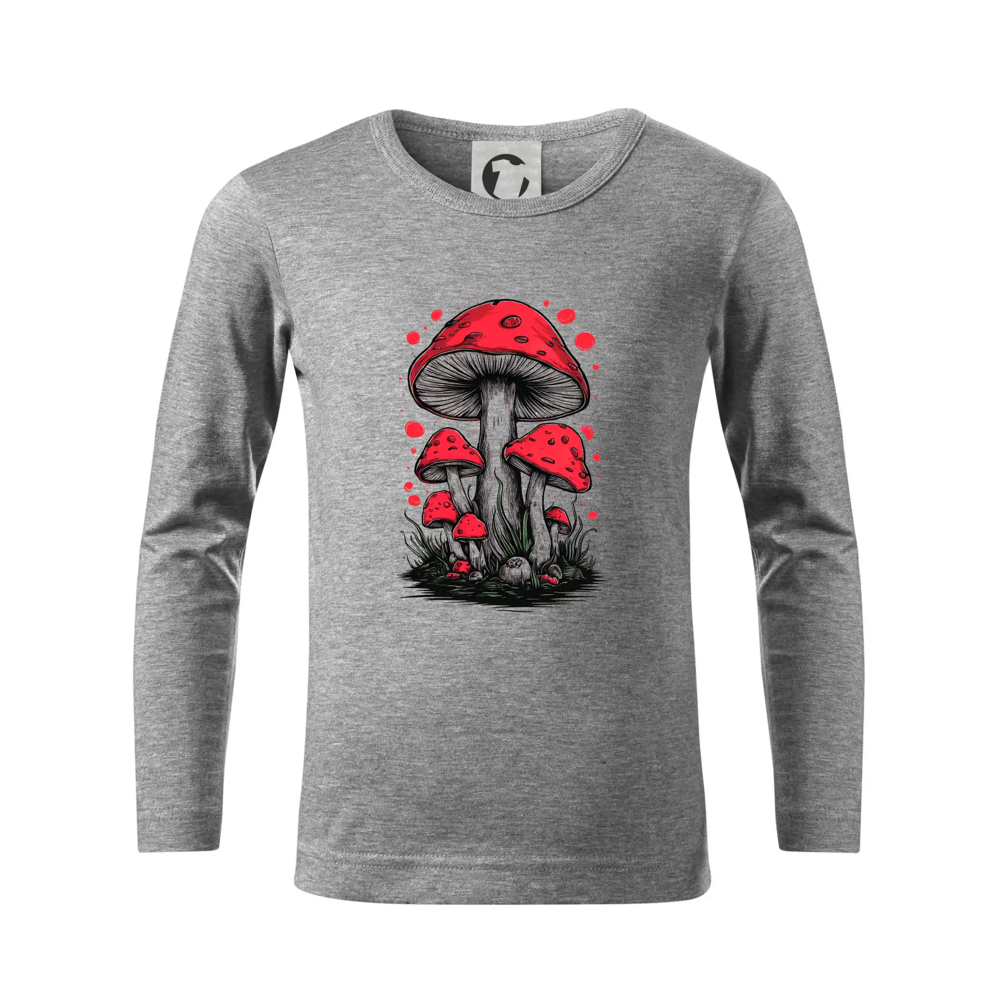 Tričká s motívmi ktoré frčia na internete - Goblincore Cottagecore Mushrooms - Tričko detské Long Sleeve