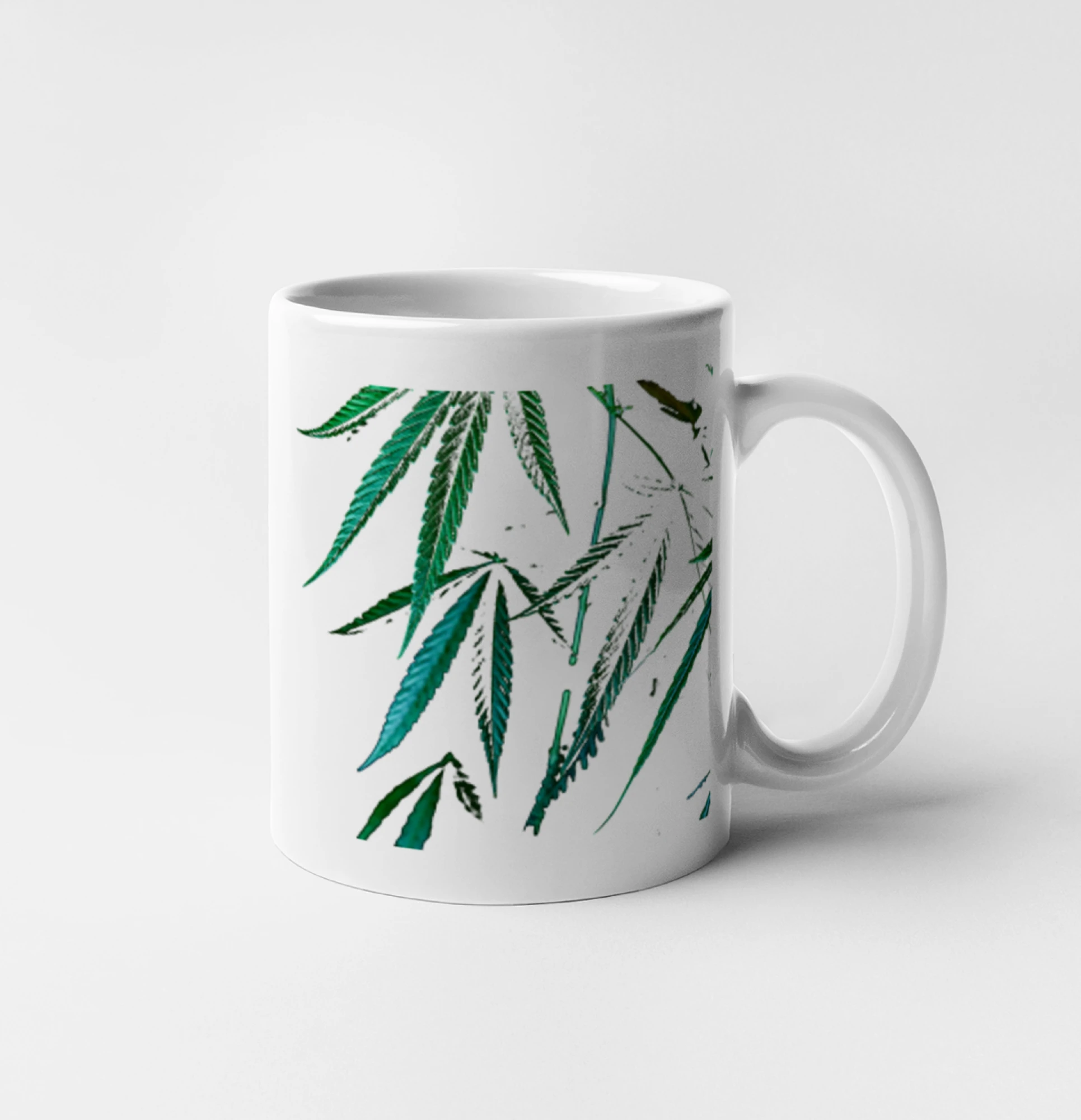 Ganja listy - štvorec