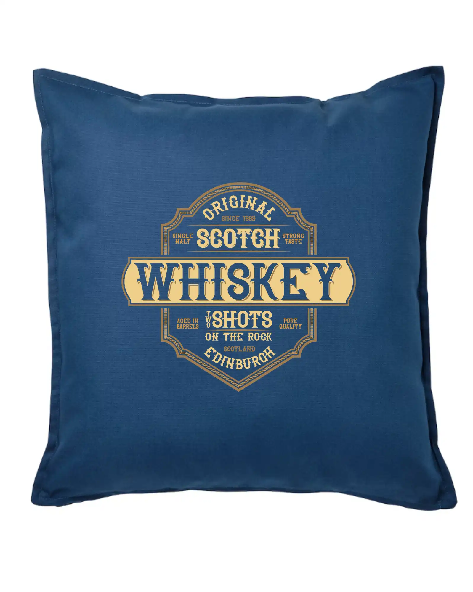 Vtipná tričká s motívmi pitie - ostatné - Original whiskey etiket - Vankúš 50x50