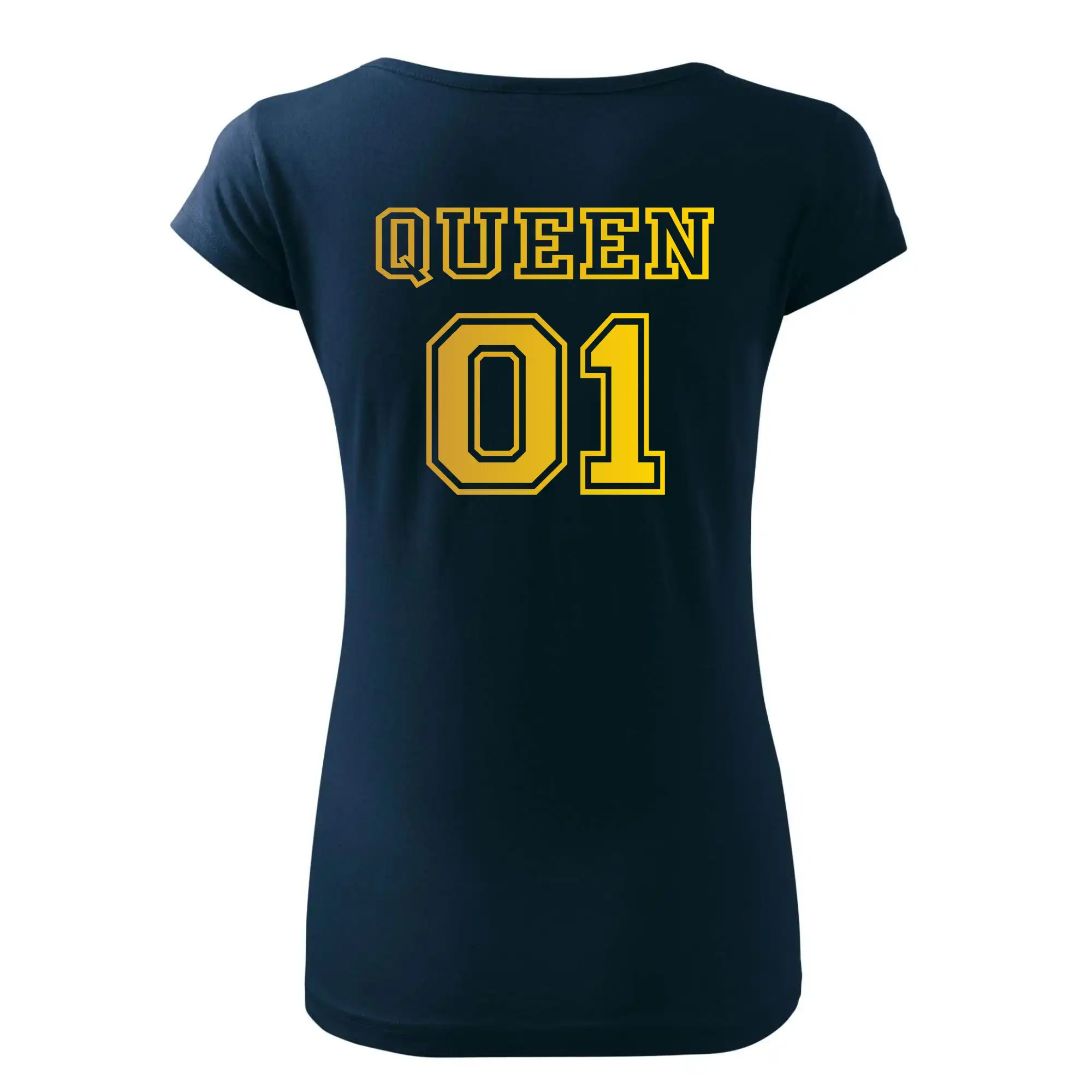 King - Queen - 01 dres - zlatá potlač