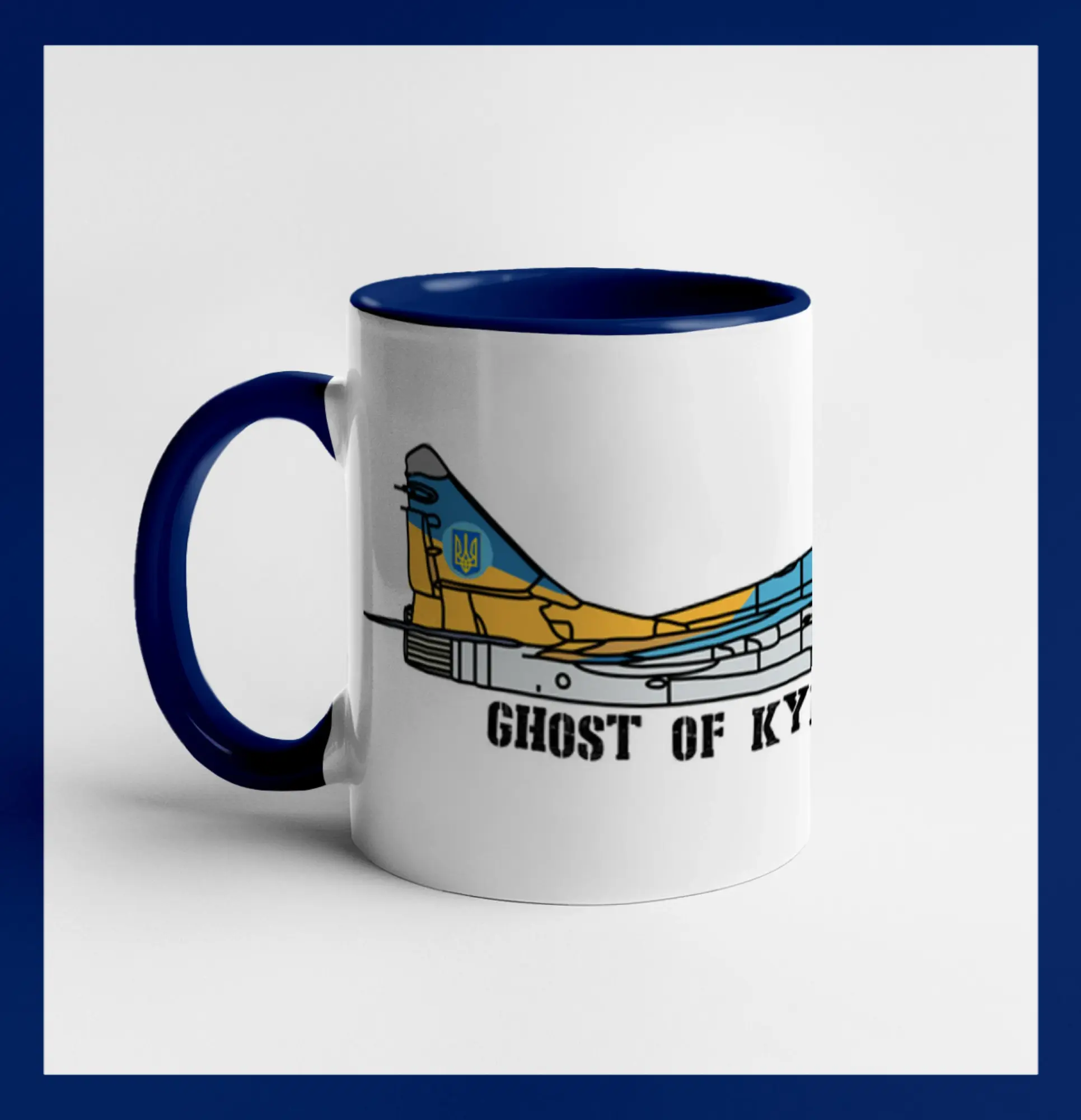 Mig 29 Fulcrum Blue-Yellow - Ghost of Kyiv