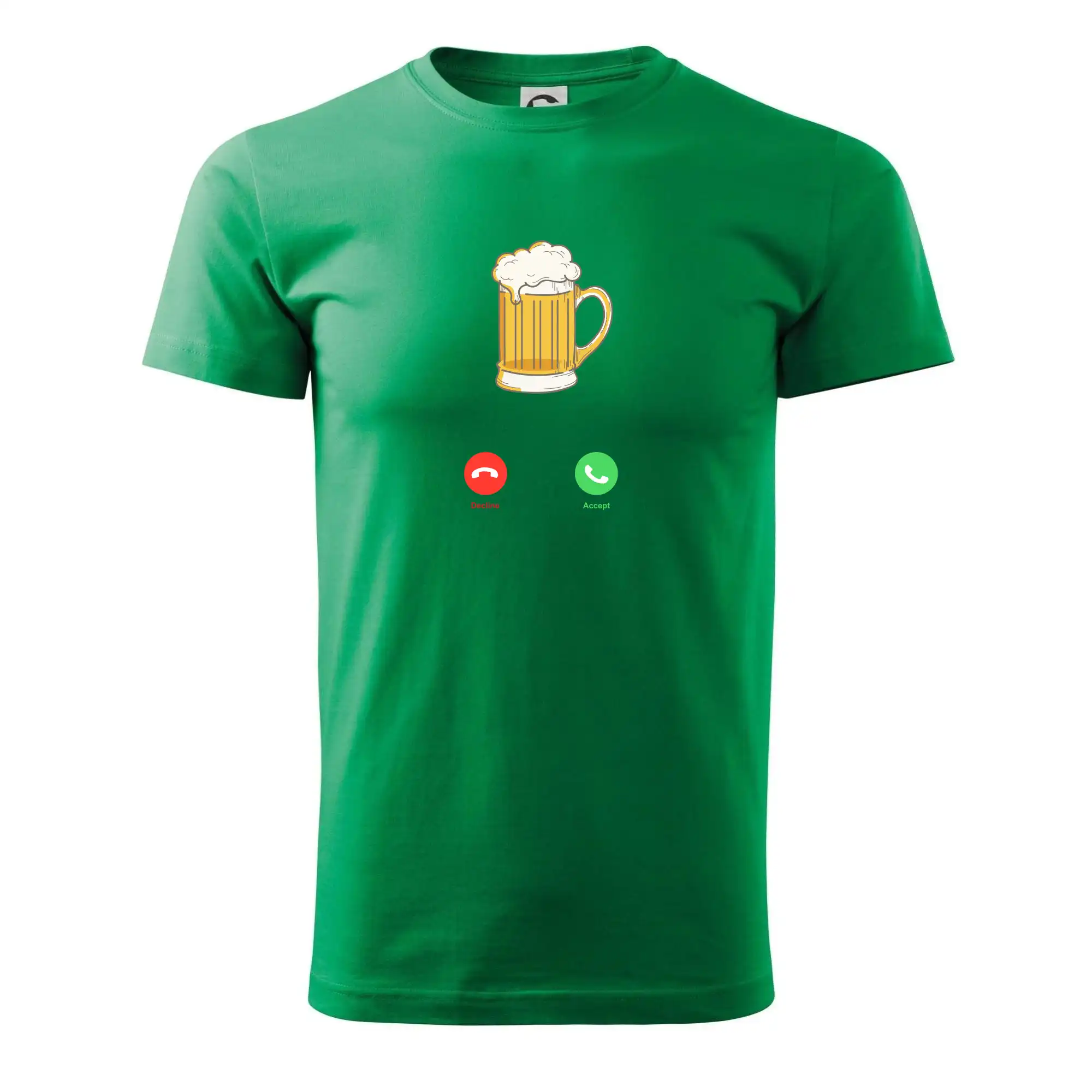 Vtipná tričká pre pivárov - Volá pivo  (Pecka design) - Pánske tričko nižšej gramáže