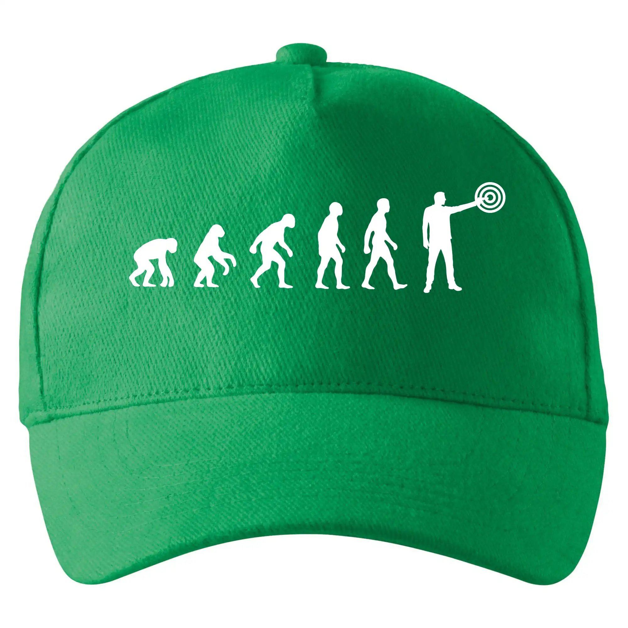 Evolúcia strelec terč - Šiltovka so zahnutým šiltom a mosaznou sponou