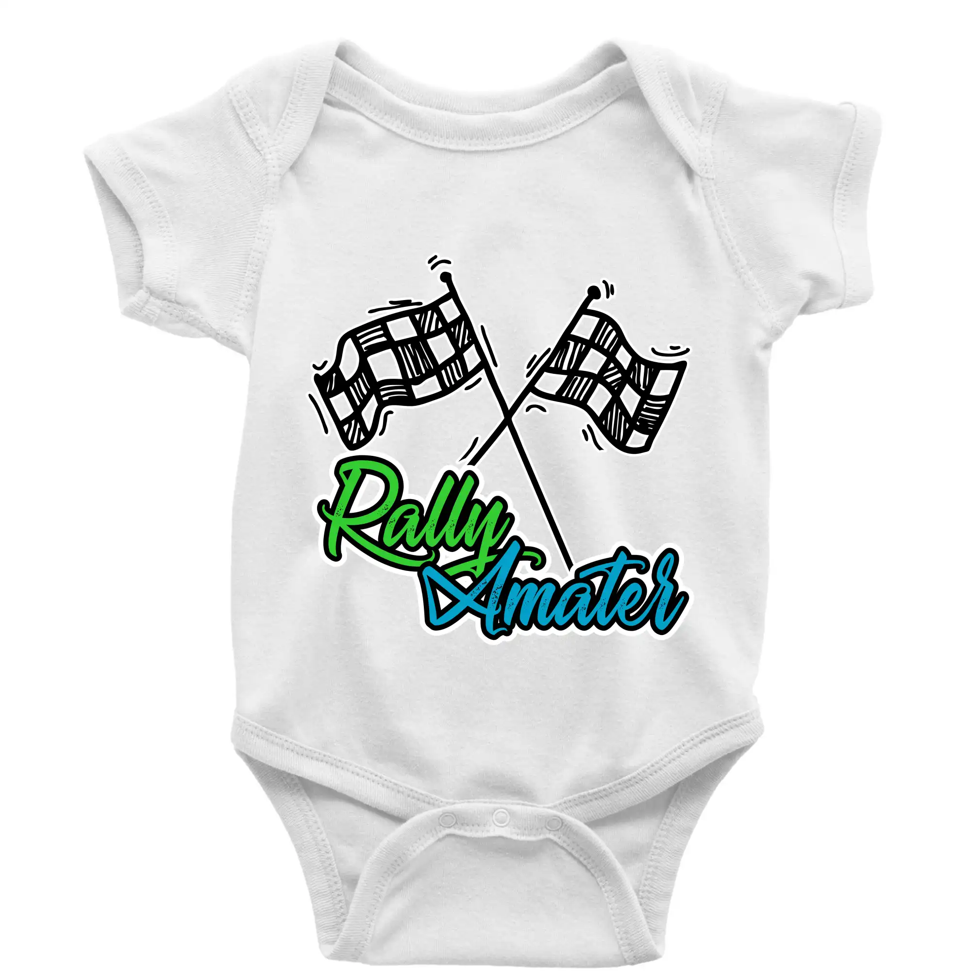 Auto tričká - Rally amatér - Body dojčenské s krátkym rukávom