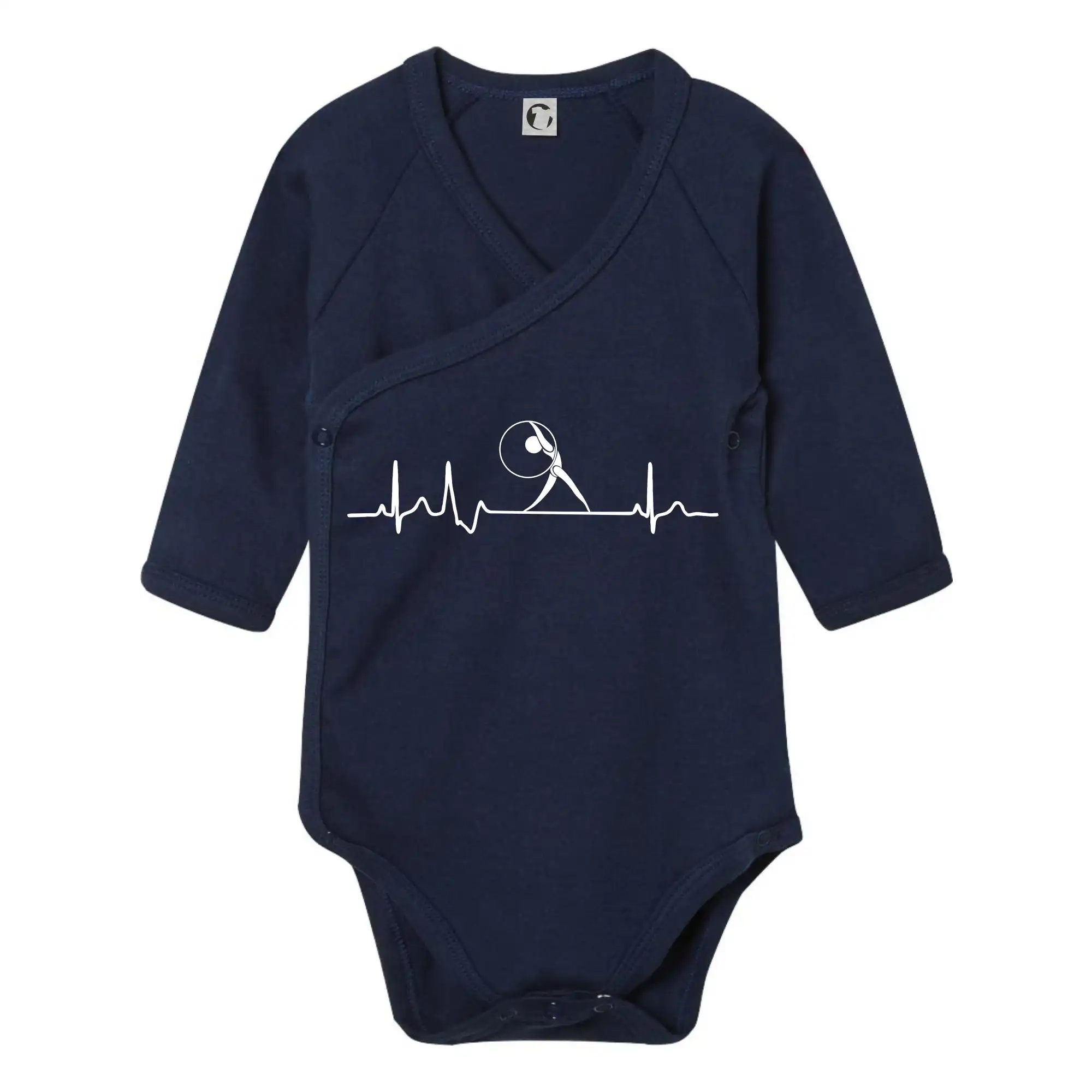 Ostatné športy - EKG moderná gymnastika obruč - Body zavinovacie s dlhým rukávom