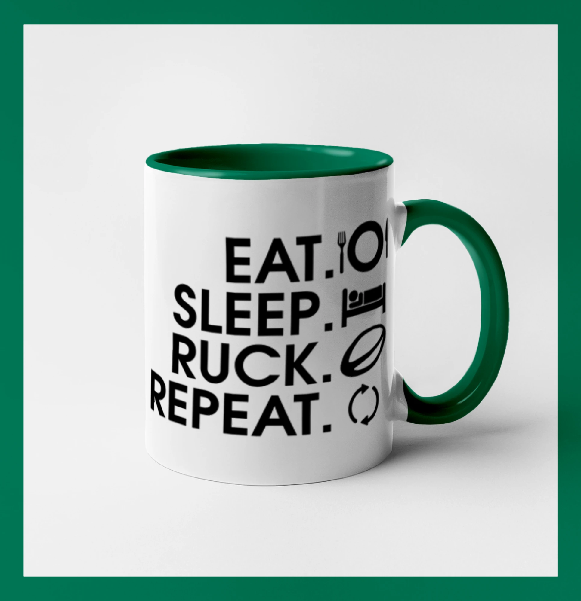 Ostatné športy - Eat sleep Rugby - Hrnček 