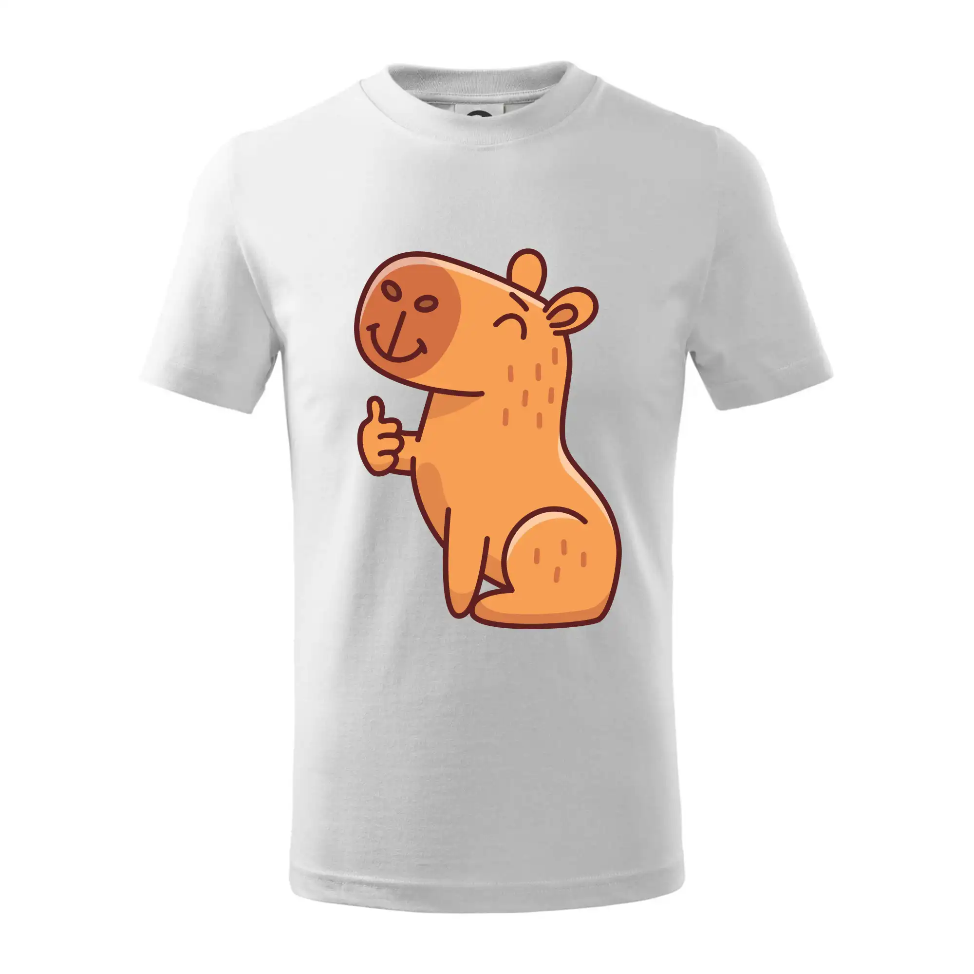 Kapybara s palcem nahoru