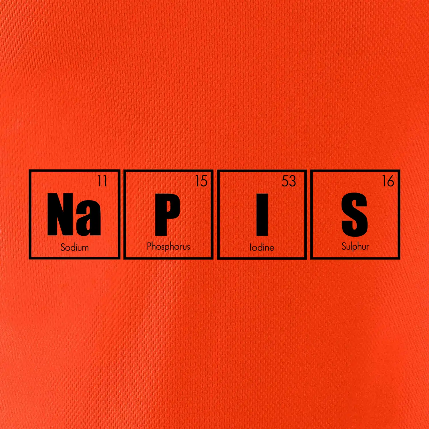 Vlastní nápis - periodická tabulka