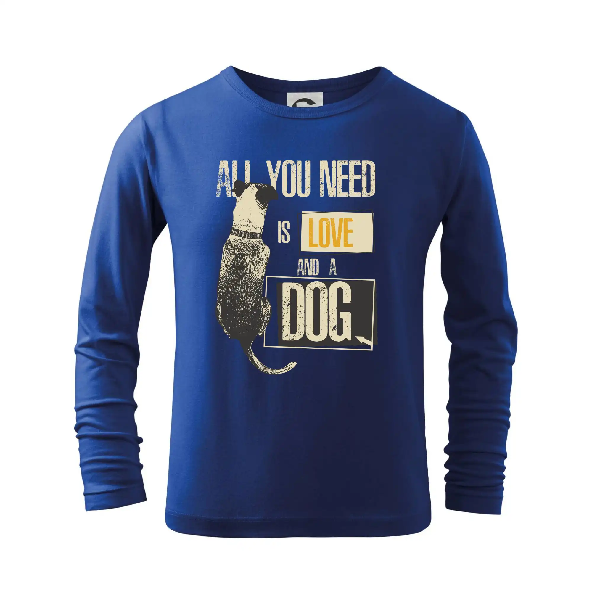Ostatné psie plemená - All you need is love and a Dog - Tričko detské Long Sleeve