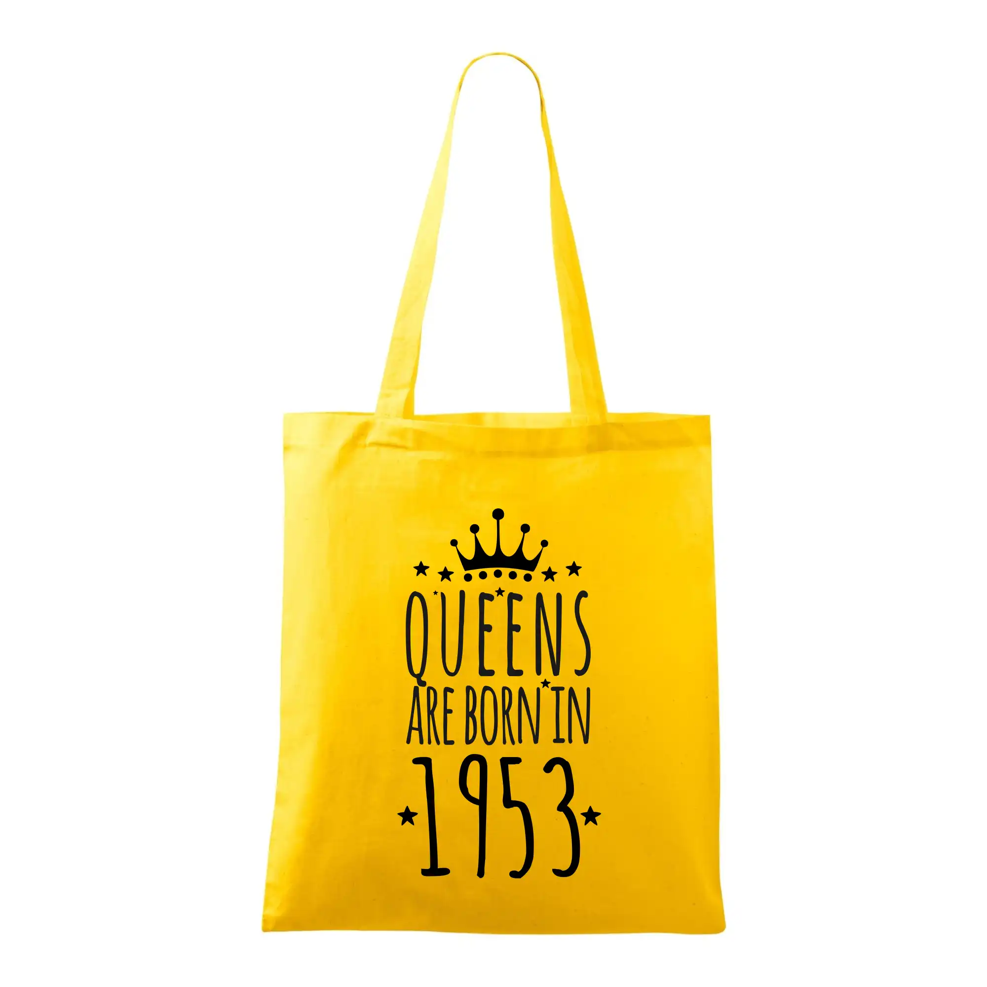 Tričká k narodeninám - Queens are born in 1953 - Taška bavlnená
