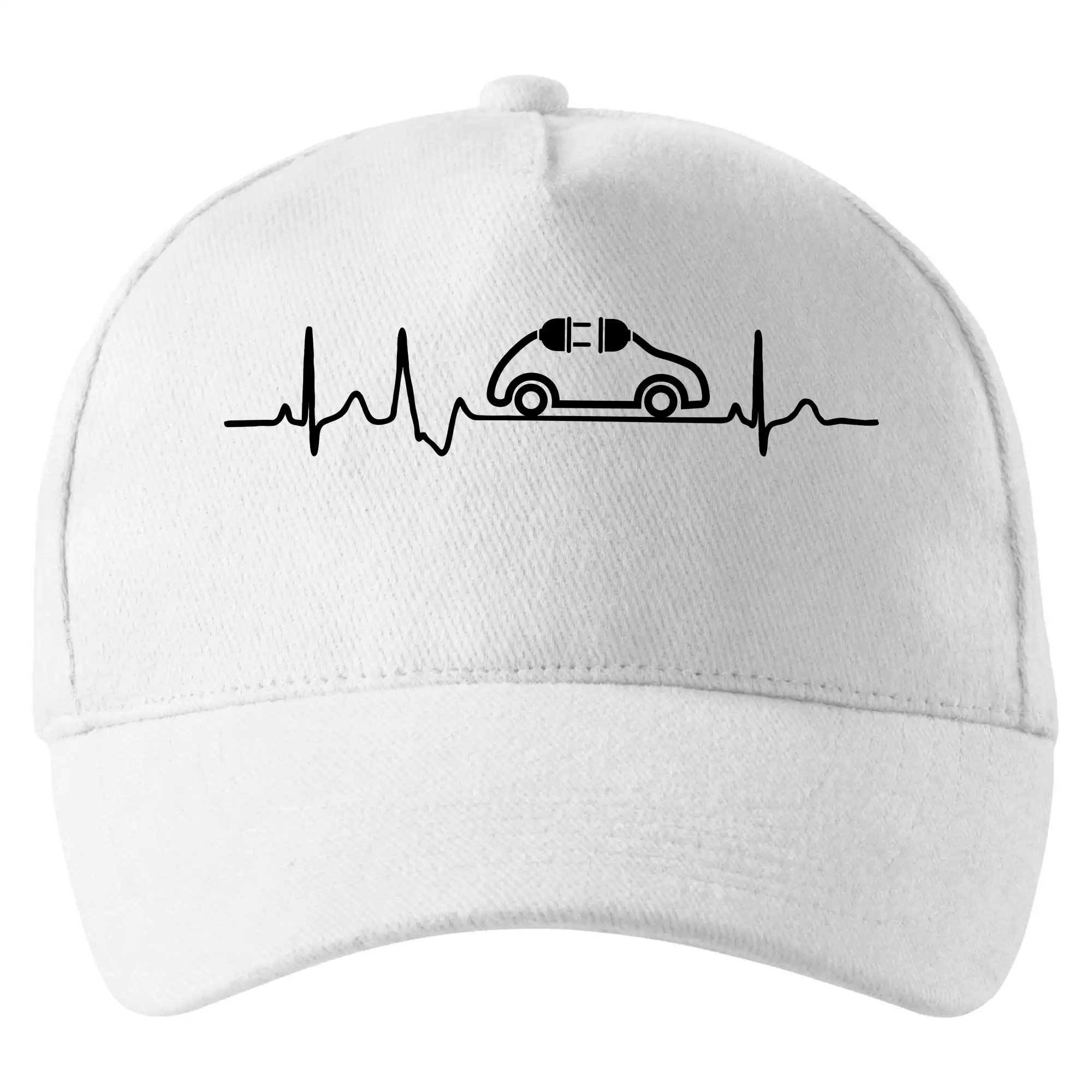 Auto tričká - EKG elektromobilita - Šiltovka so zahnutým šiltom a mosaznou sponou