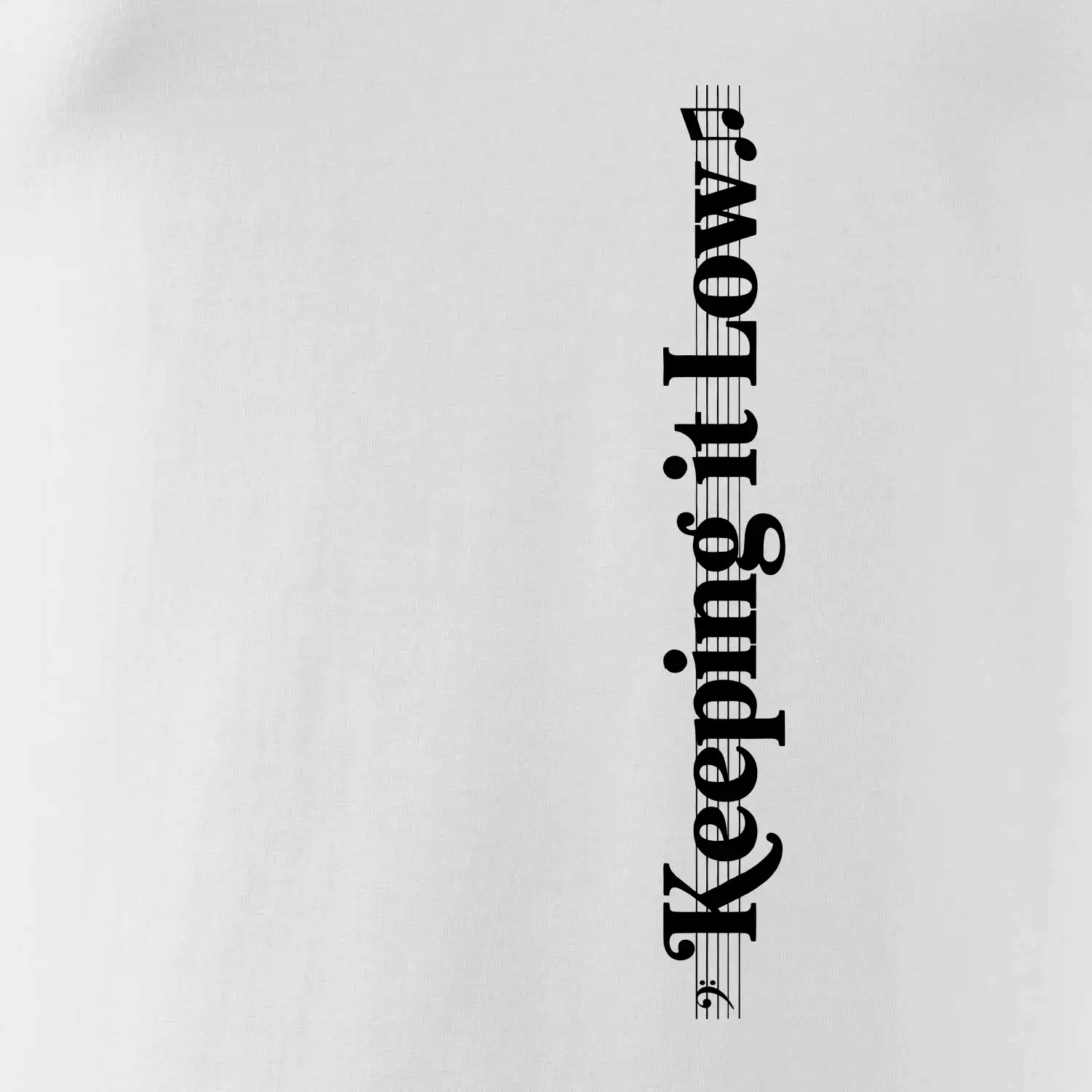 KEEPING IT LOW NA VÝŠKU - basový klíč