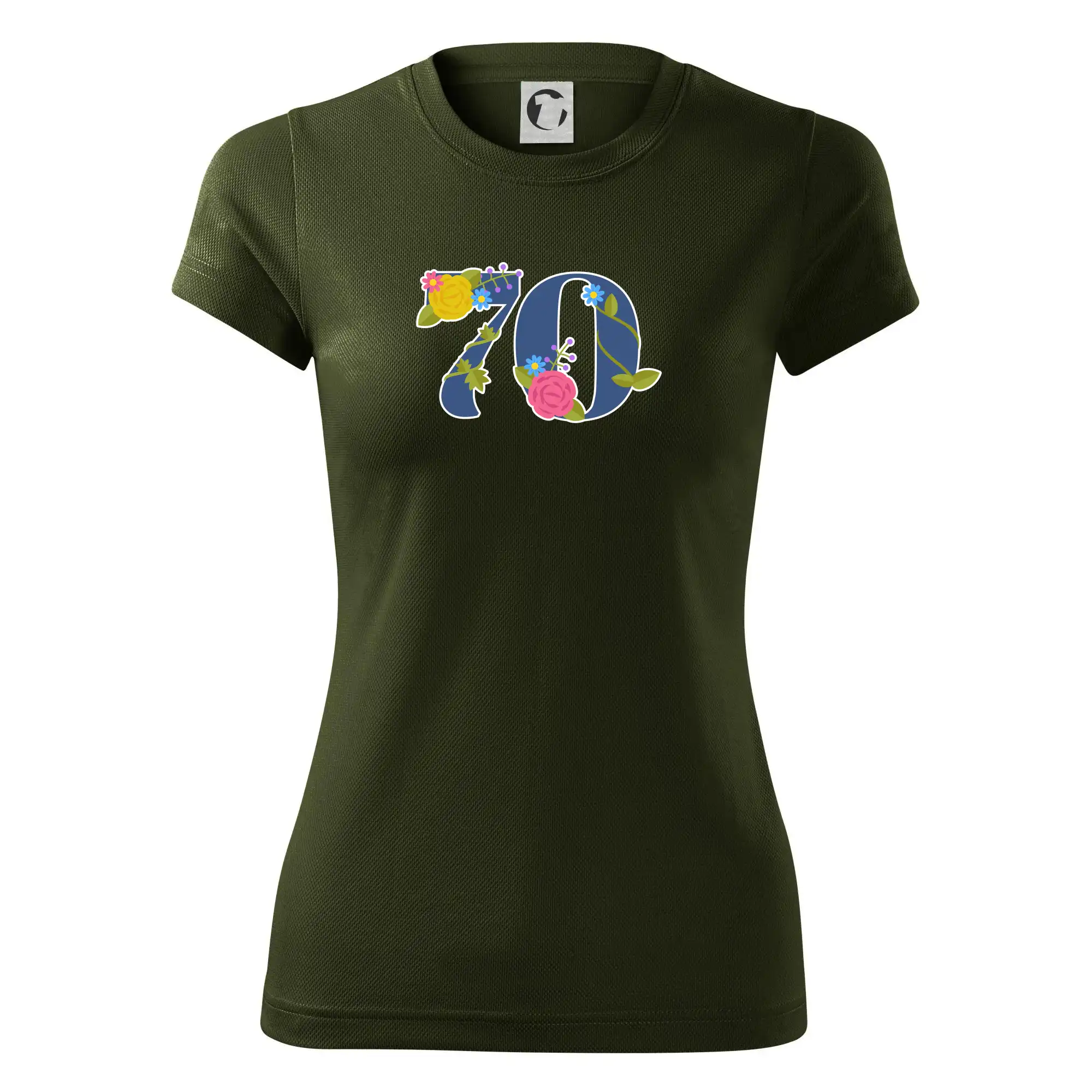 Květinové číslo kreslené - 70