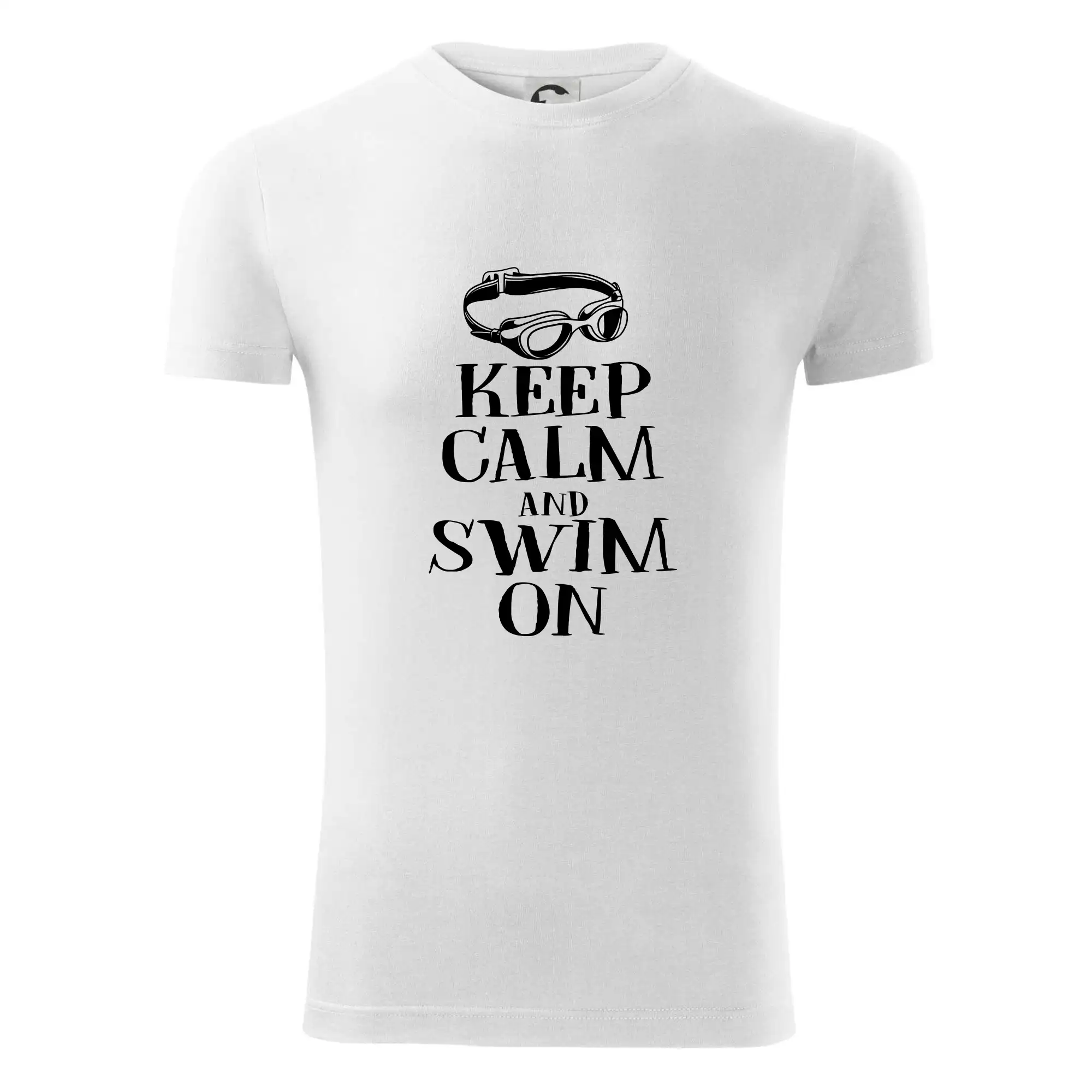 Keep calm and swim on