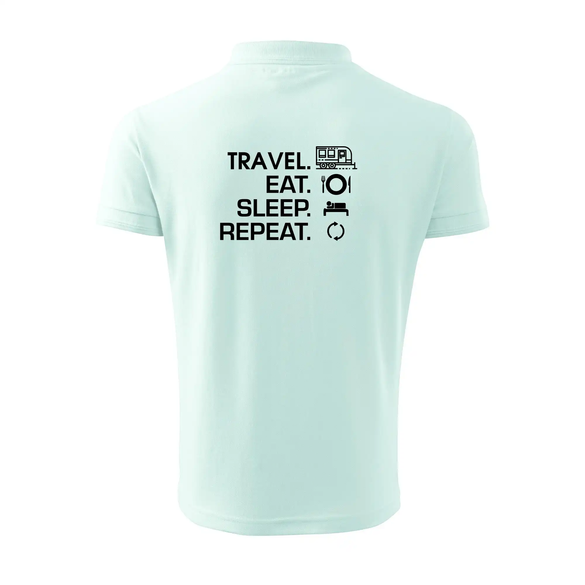 Eat sleep travel - Velký  přívěs