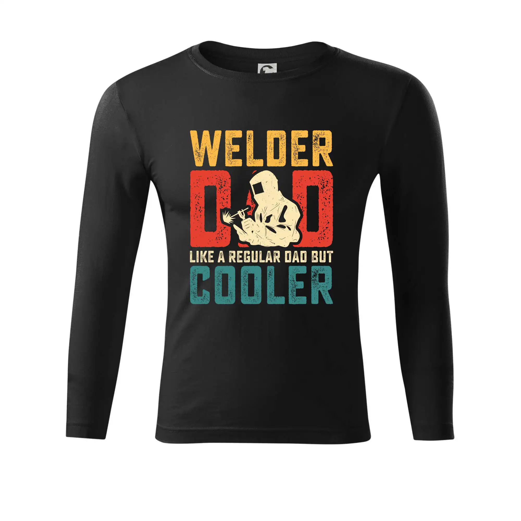 Tričká pre zvárača - Welder dad like a regular dad but cooler - Tričko Progress s dlhým rukávom