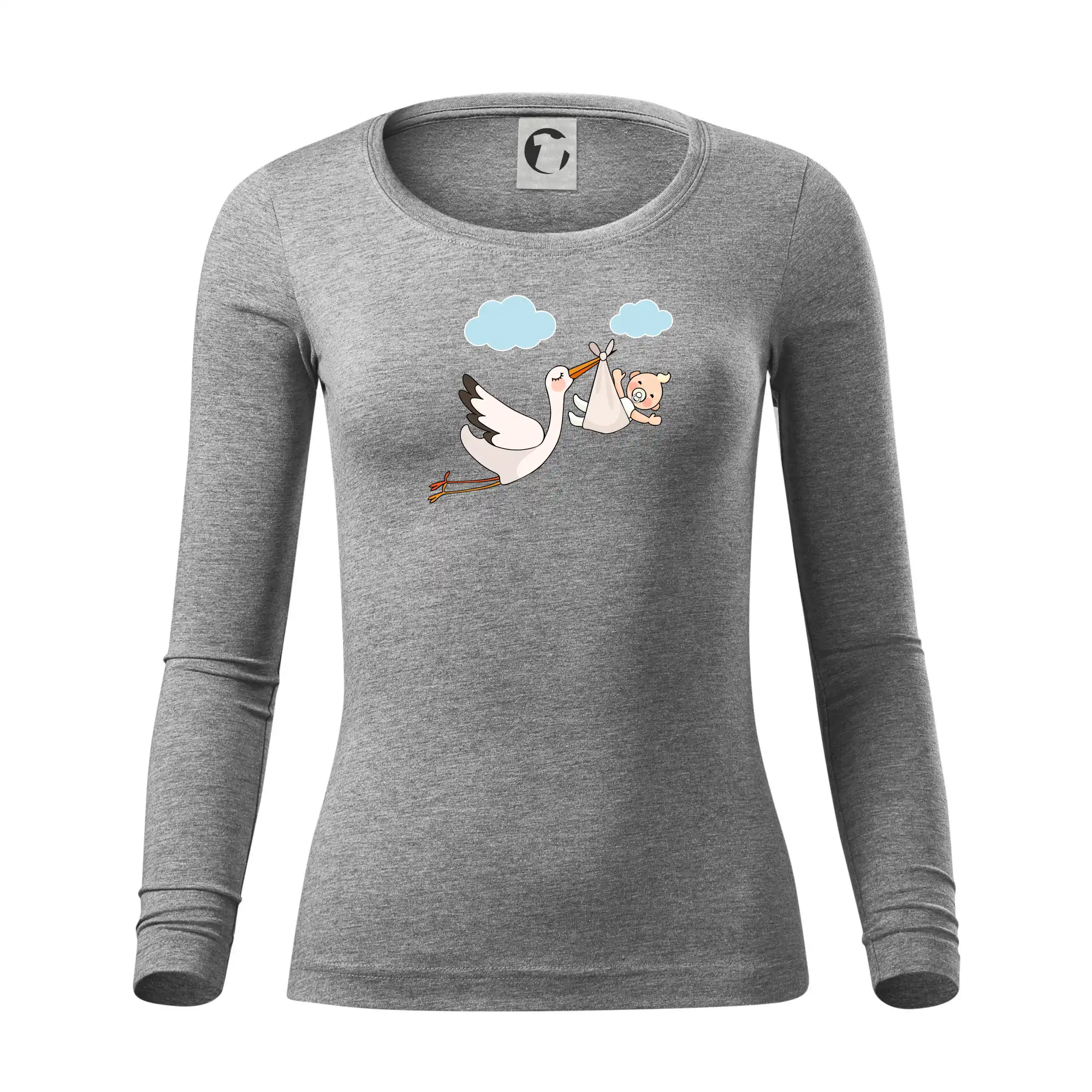 Čáp čekáme miminko - neutrální