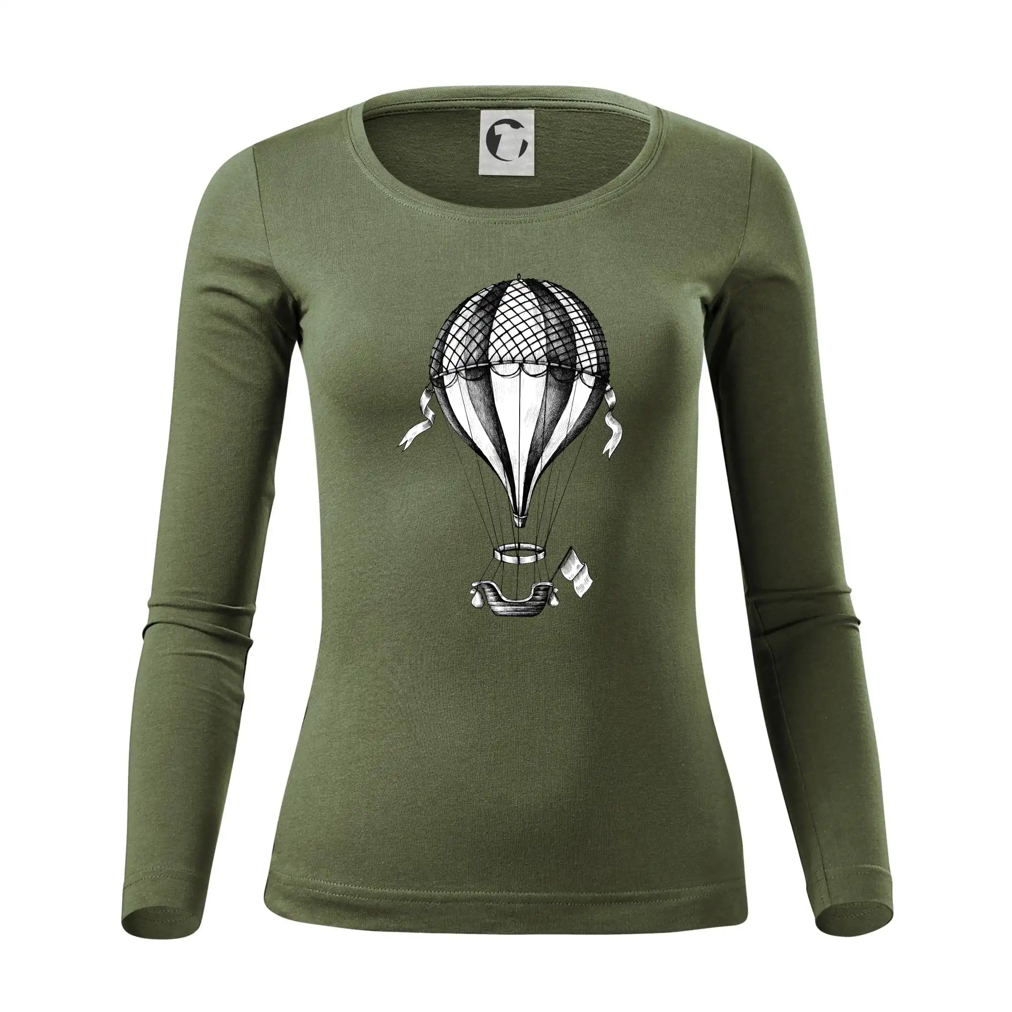 Horkovzdušný balón  kreslený