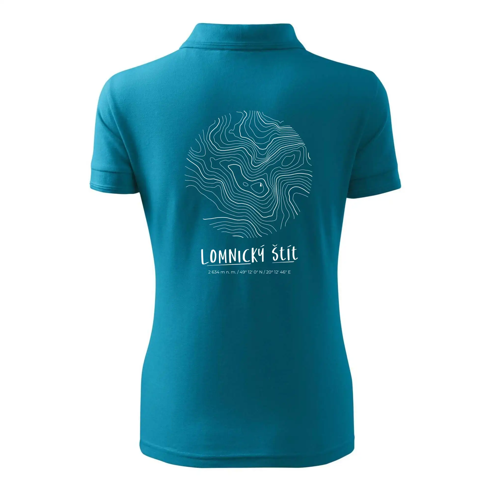 Lomnický štít - vrstevnice v kruhu