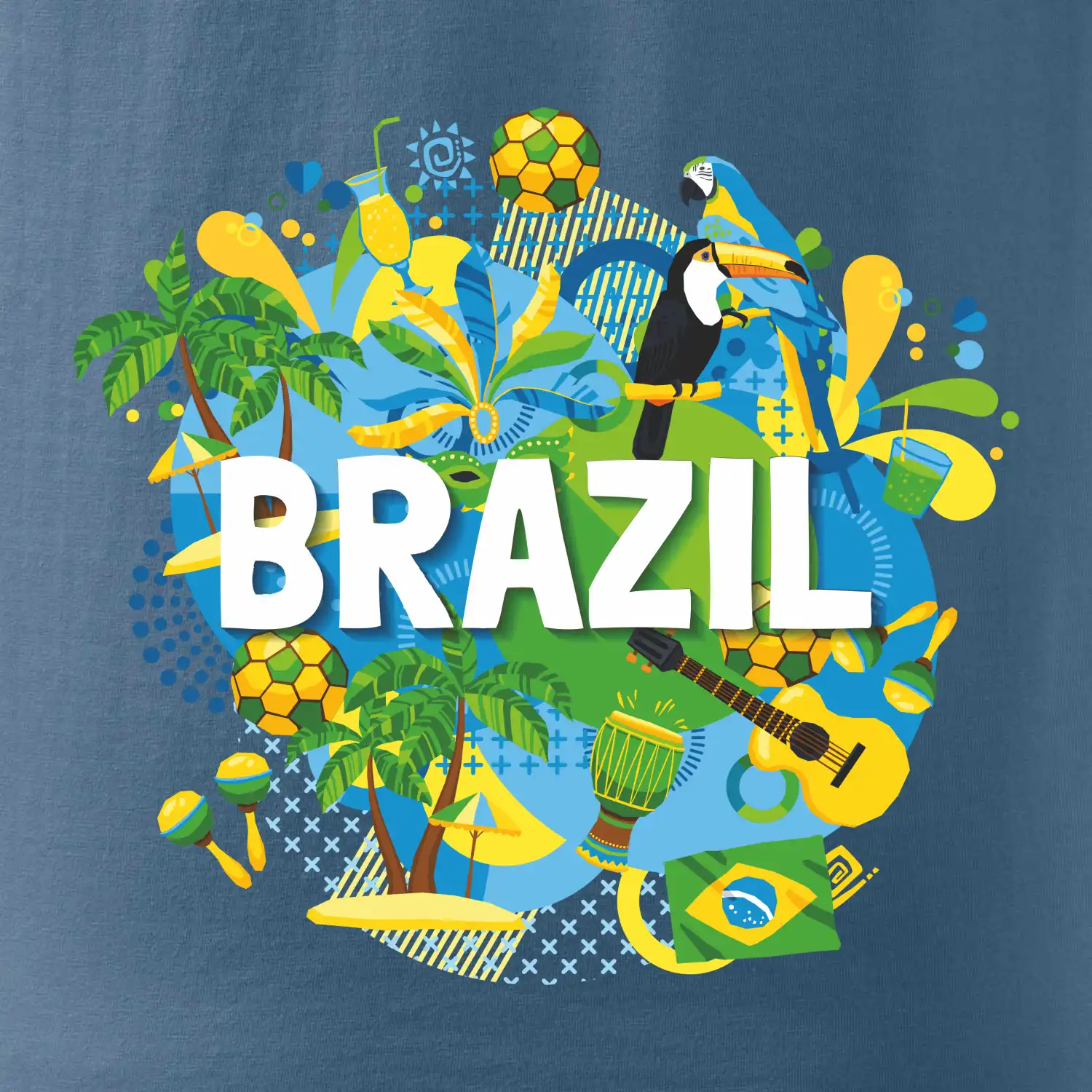 Brazílie  Barevný obrázek