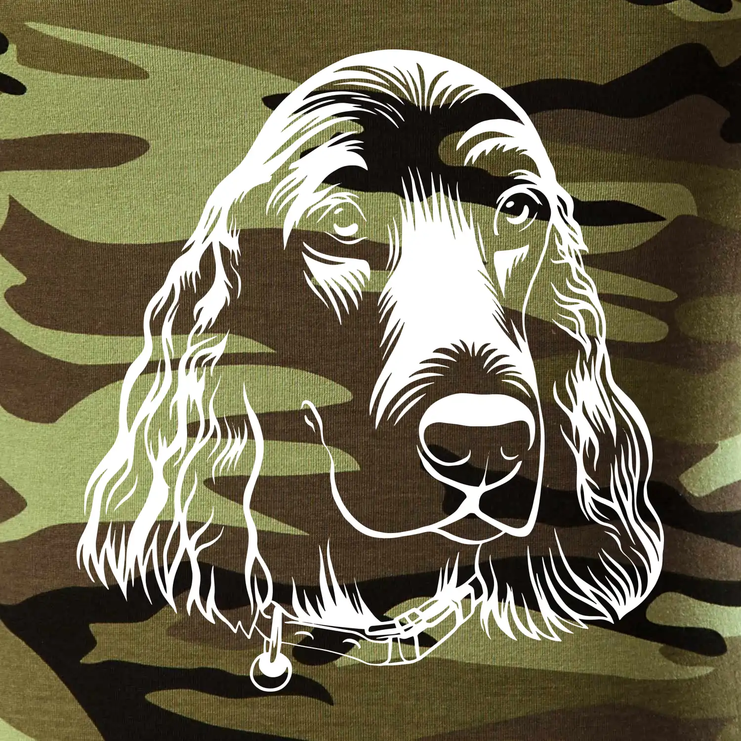 Kokršpaněl - hlava kreslená