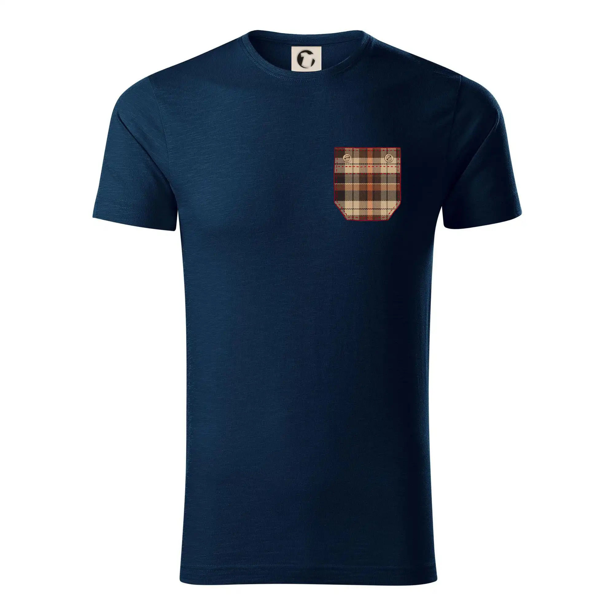 Flanelové triko hnědé