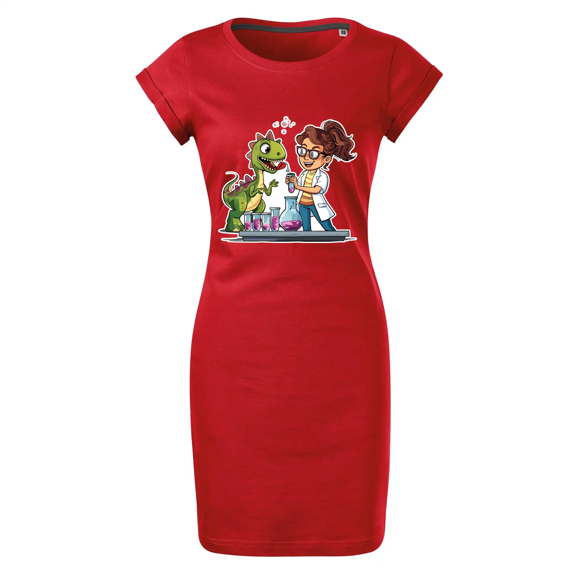 Chemik a dinosaurus - Holka