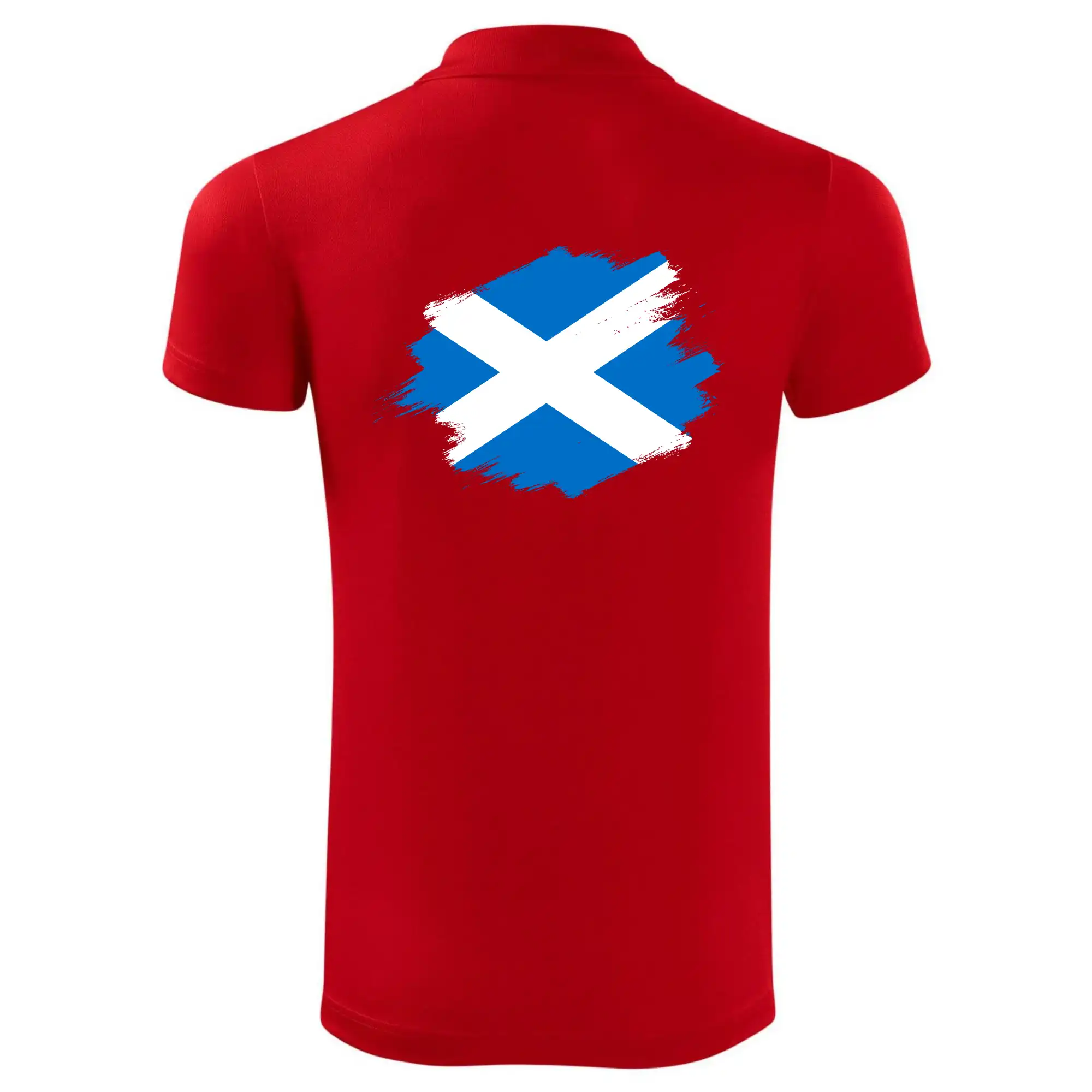 Skotská vlajka kreslená štetcem