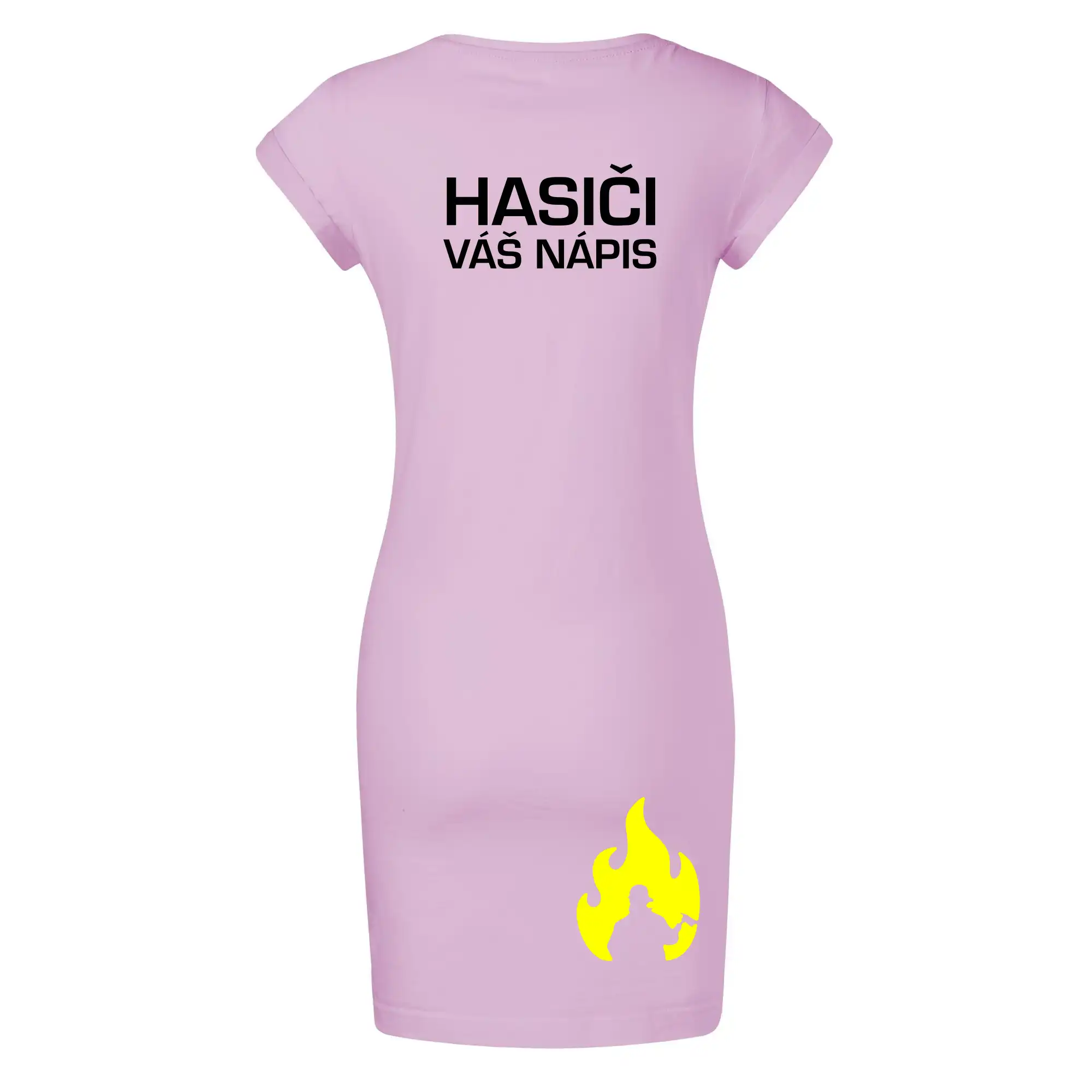 Hasič stojaci - nápis hasiči - Veľký nápis na chrbte