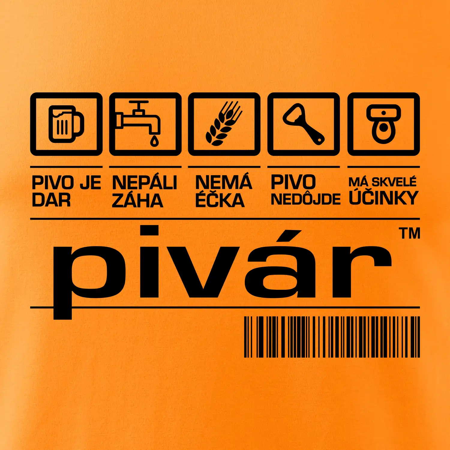 Čiarový kód - pivár